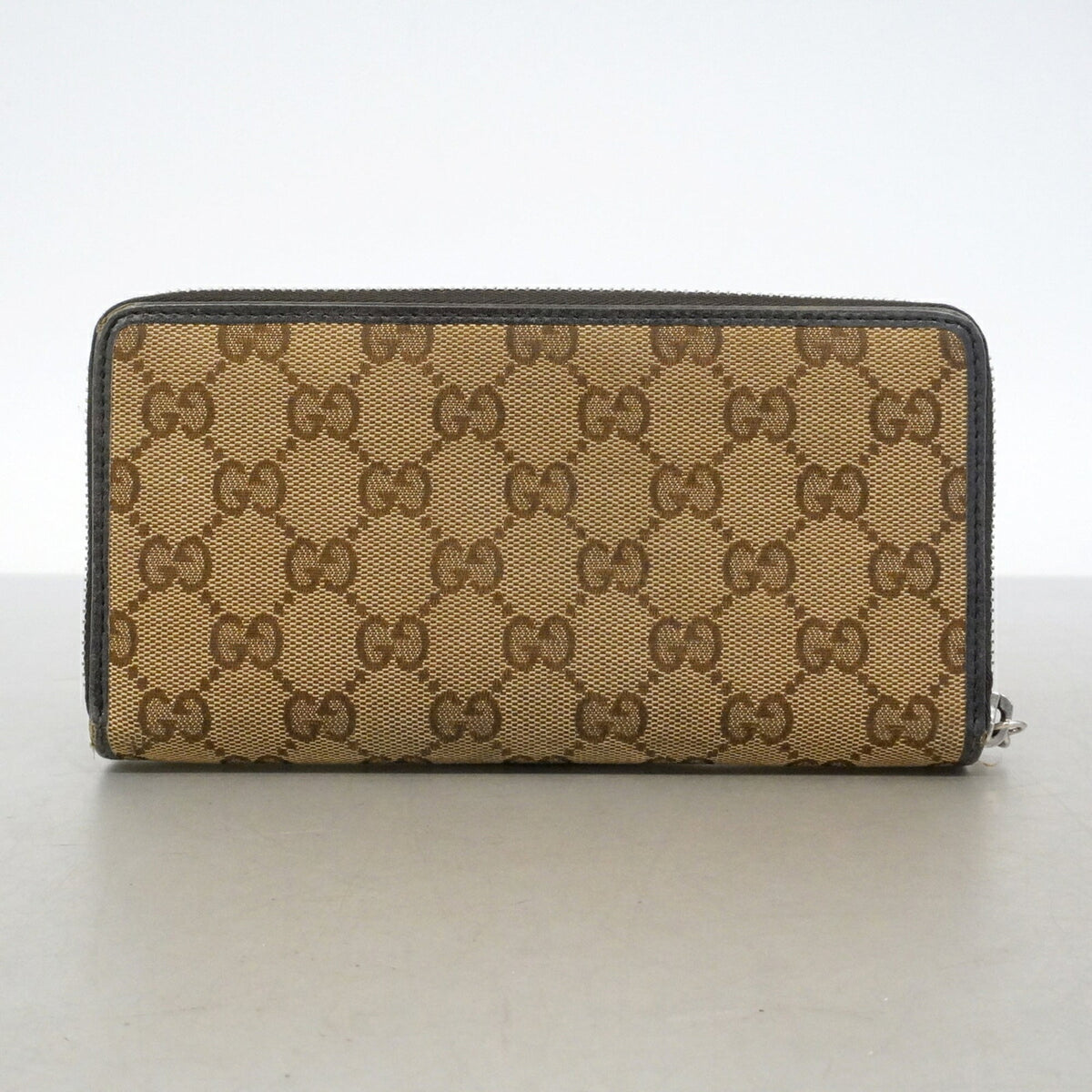 Gucci Brown Canvas Long Wallet (Bi-Fold) (Pre-Owned)