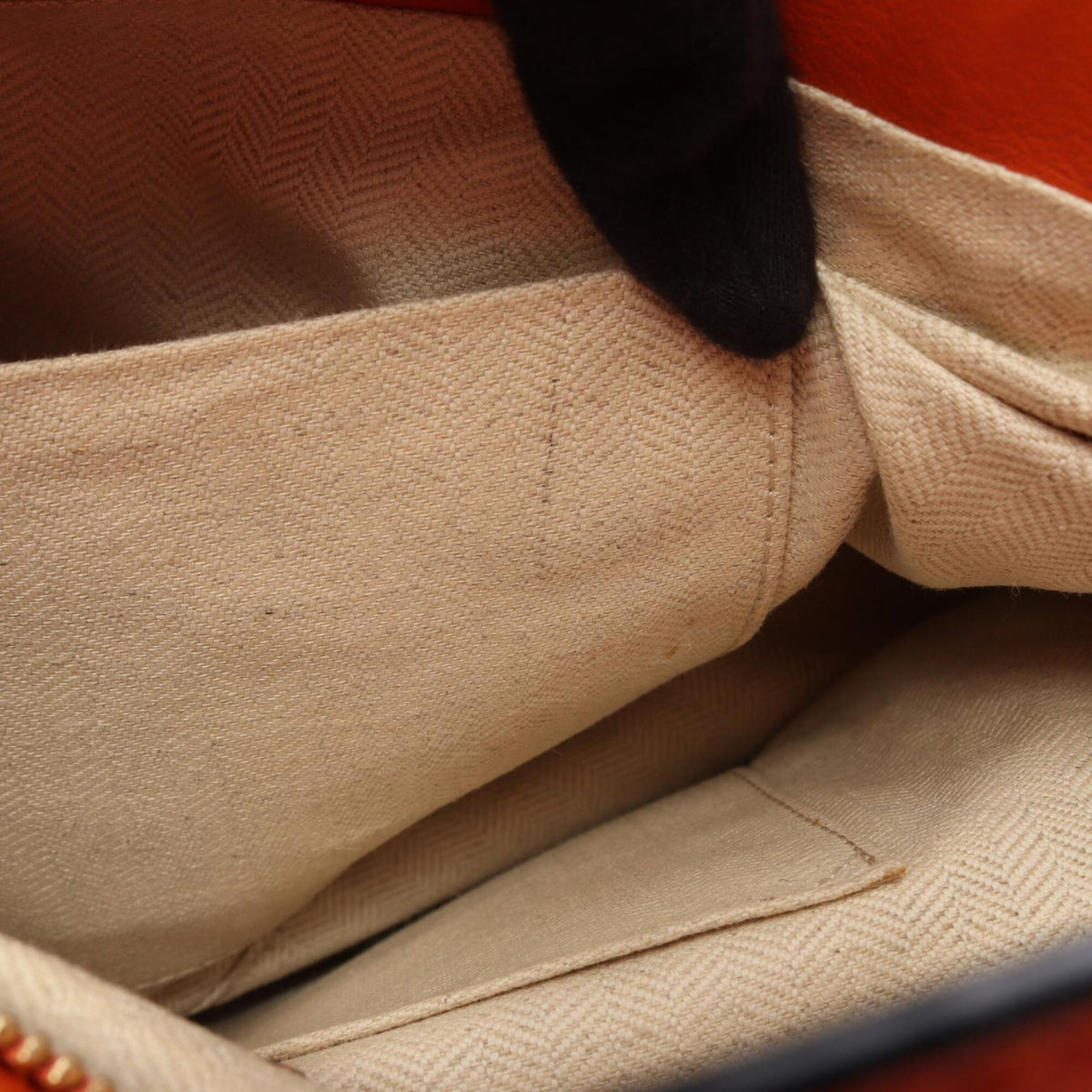 Loewe Orange Leather Handbag (Pre-Owned)