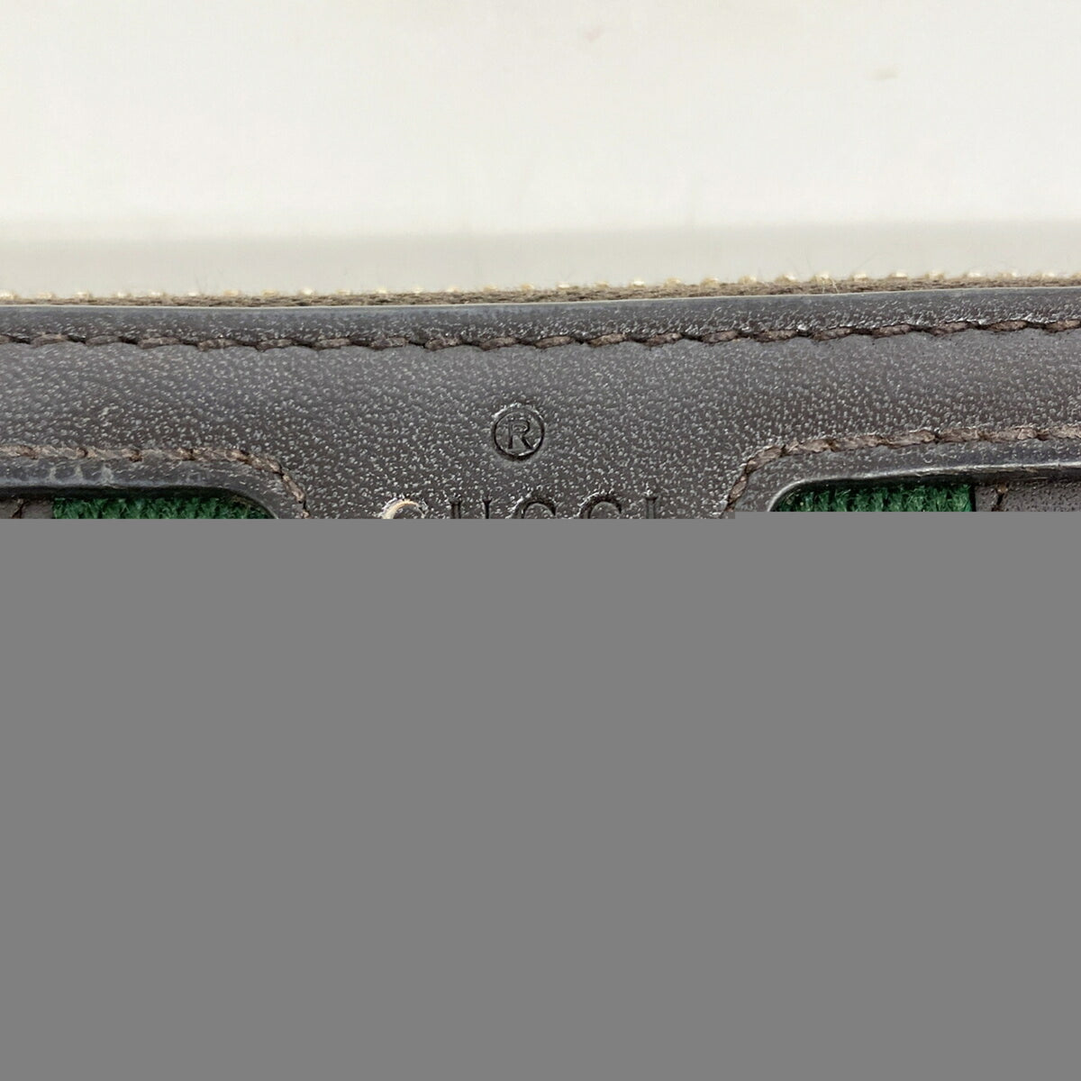 Gucci Brown Canvas Leather Long Wallet (Bi-Fold) (Pre-Owned)