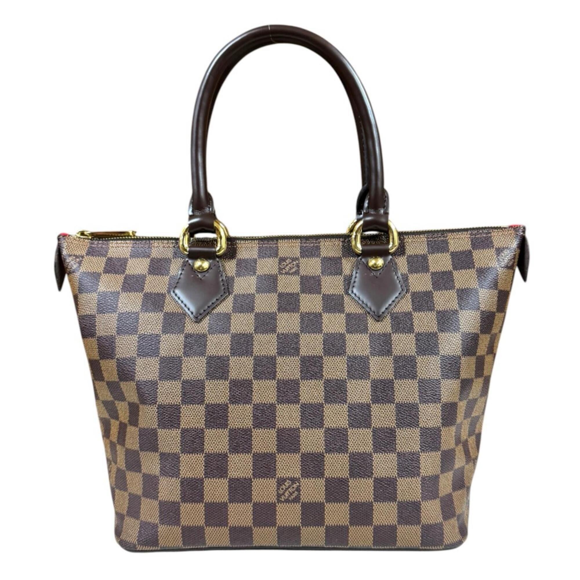 Louis Vuitton Damier Brown Damier Canvas Handbag (Pre-Owned)