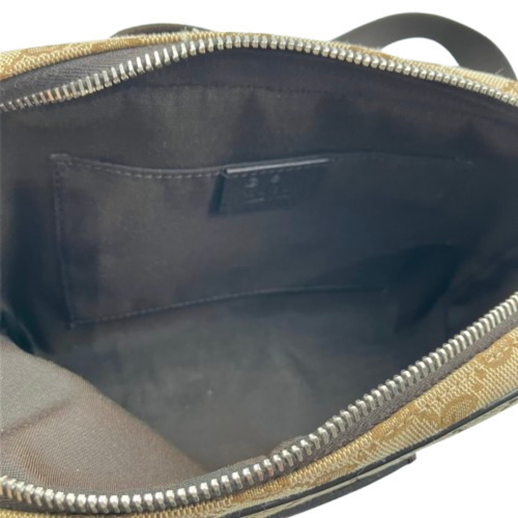 Gucci Gg Canvas Brown Gg Canvas Sling Bag (Pre-Owned)