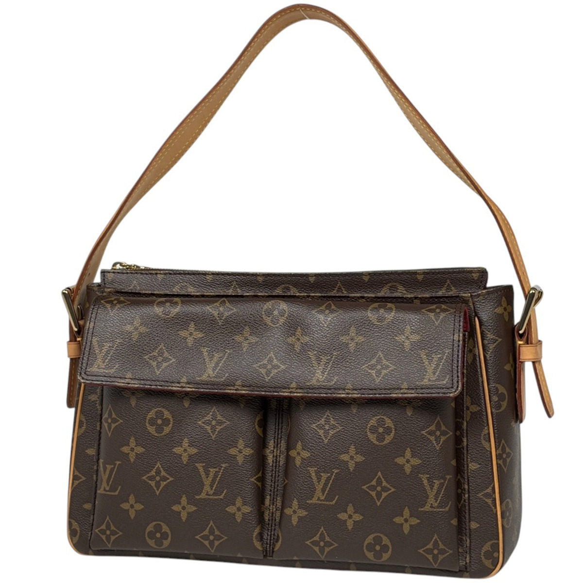 Louis Vuitton Brown Monogram Shoulder Bag (Pre-Owned)