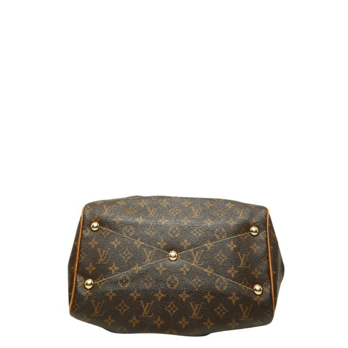 Louis Vuitton Brown Pvc Leather Handbag Shoulder Bag (Pre-Owned)
