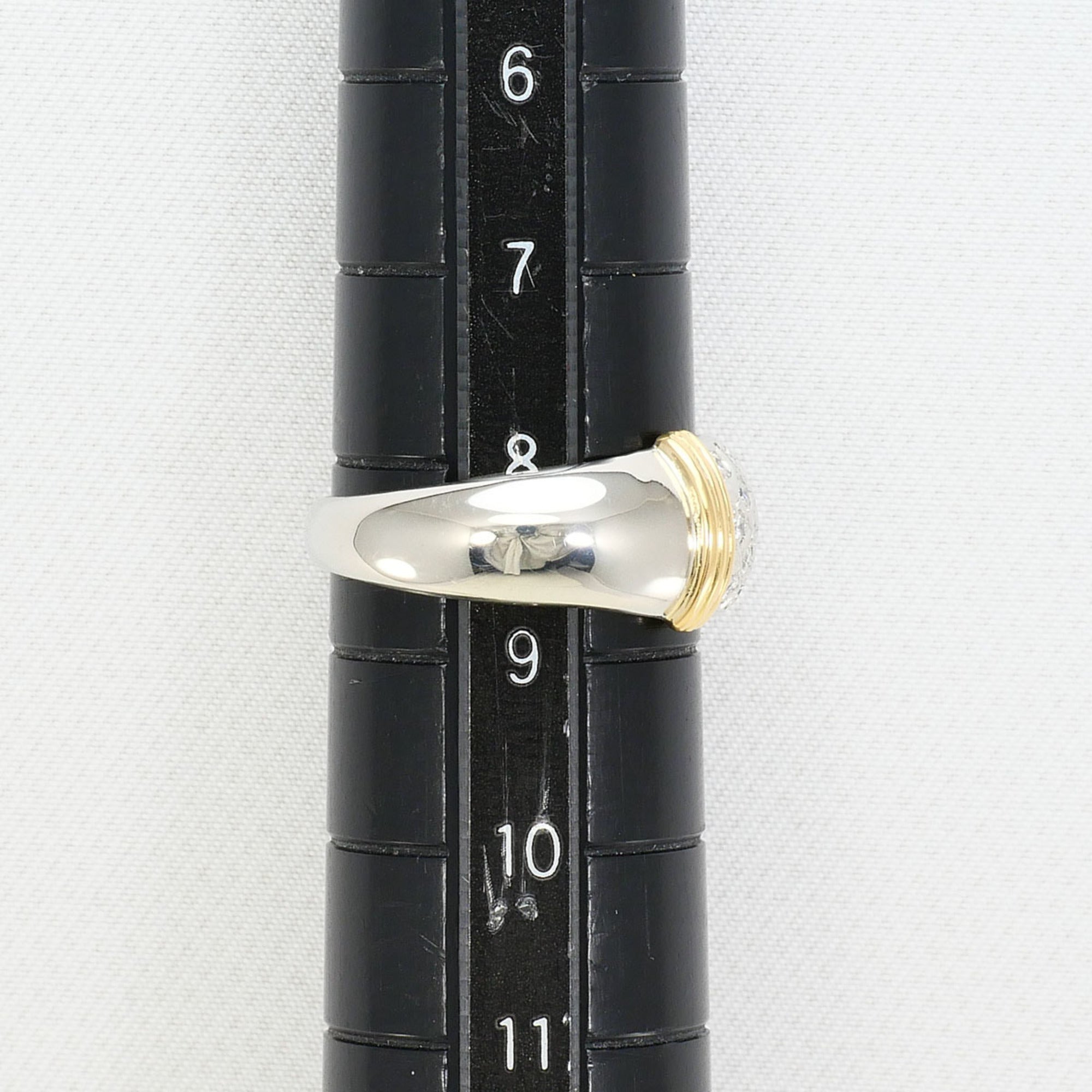 Unbranded Platinum Yellow Gold Yellow Gold (18K) Platinum 900 Band Ring (Pre-Owned)