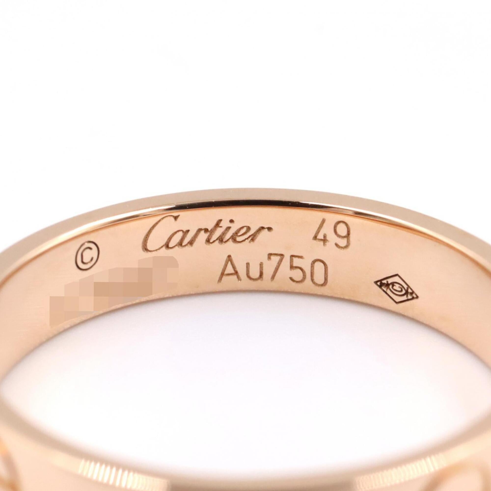 Cartier Gold Pink Gold (18K) Band Ring (Pre-Owned)