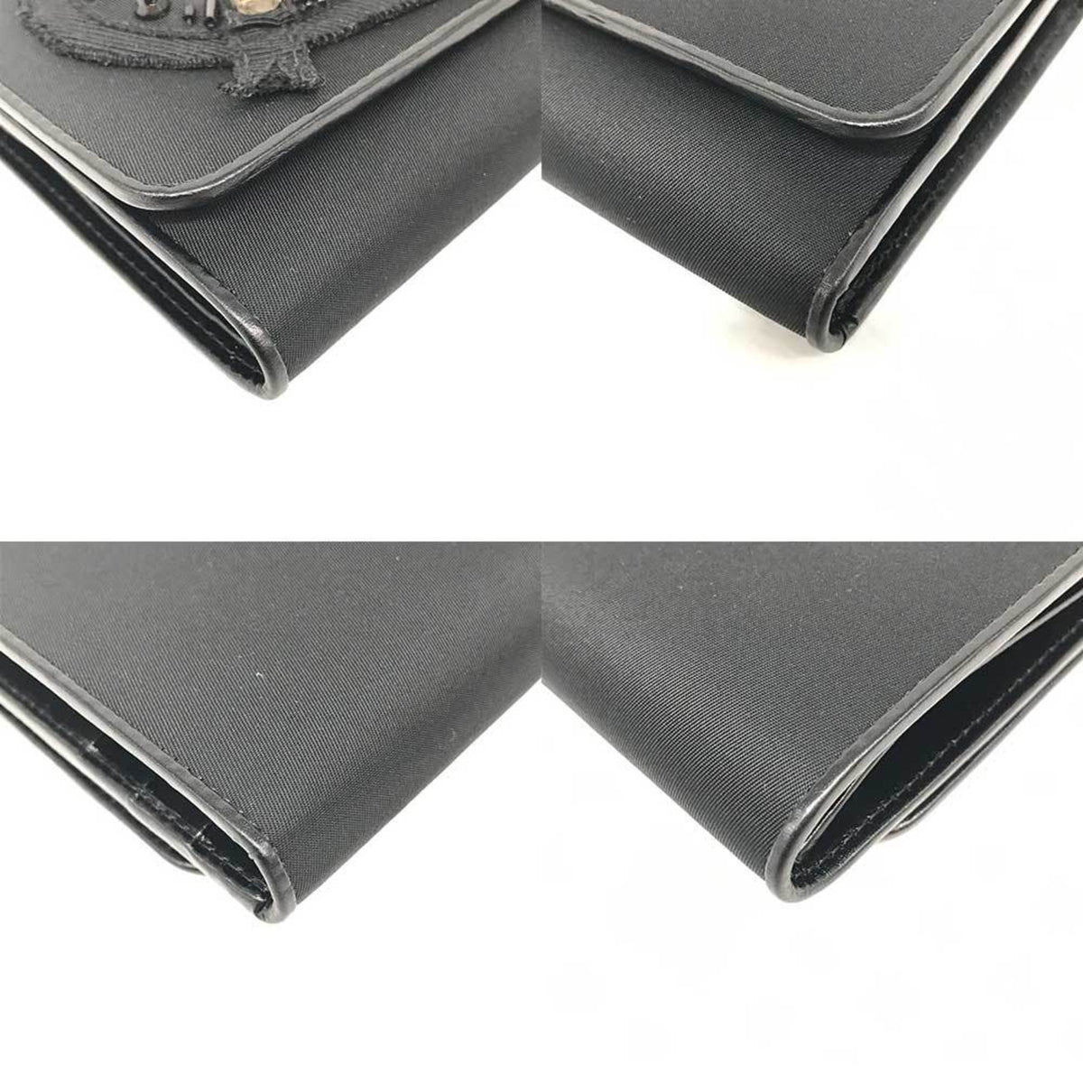 Prada Black Nylon Wallet (Bi-Fold) (Pre-Owned)