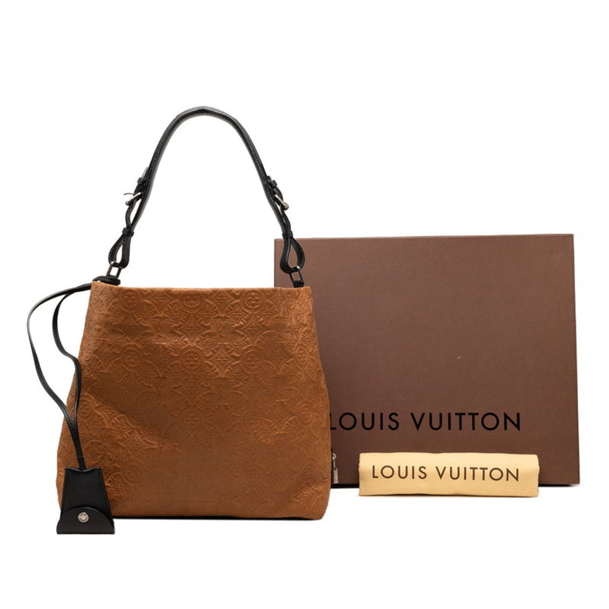 Louis Vuitton Brown Leather Shoulder Bag (Pre-Owned)