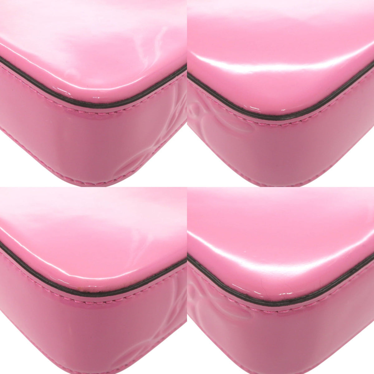 Christian Louboutin Pink Patent Leather Shoulder Bag (Pre-Owned)