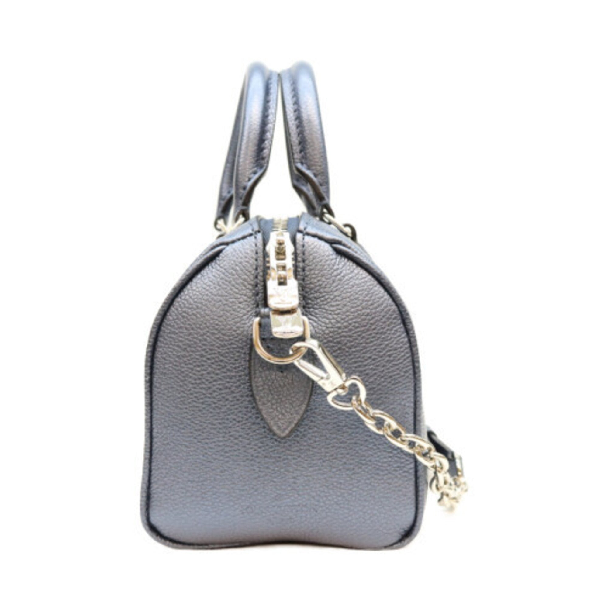 Louis Vuitton Metallic Blue Monogram Empreinte Boston Bag (Pre-Owned)