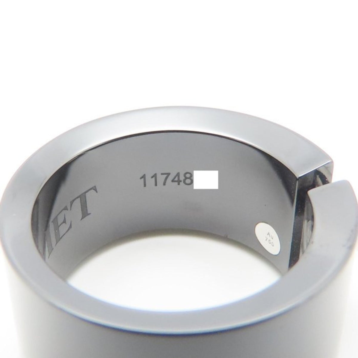 Chaumet White Gold (18K) Ceramic Band Ring (Pre-Owned)