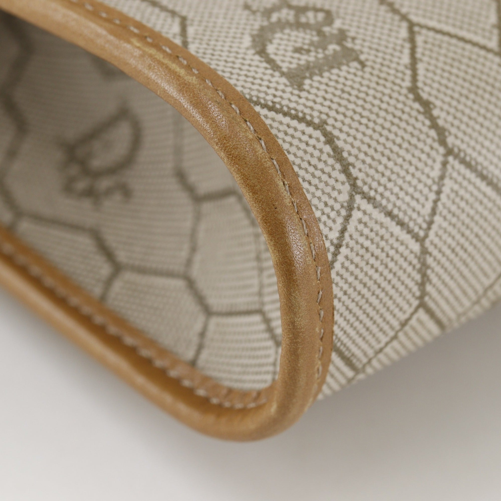 Christian Dior Beige Pvc Shoulder Bag (Pre-Owned)