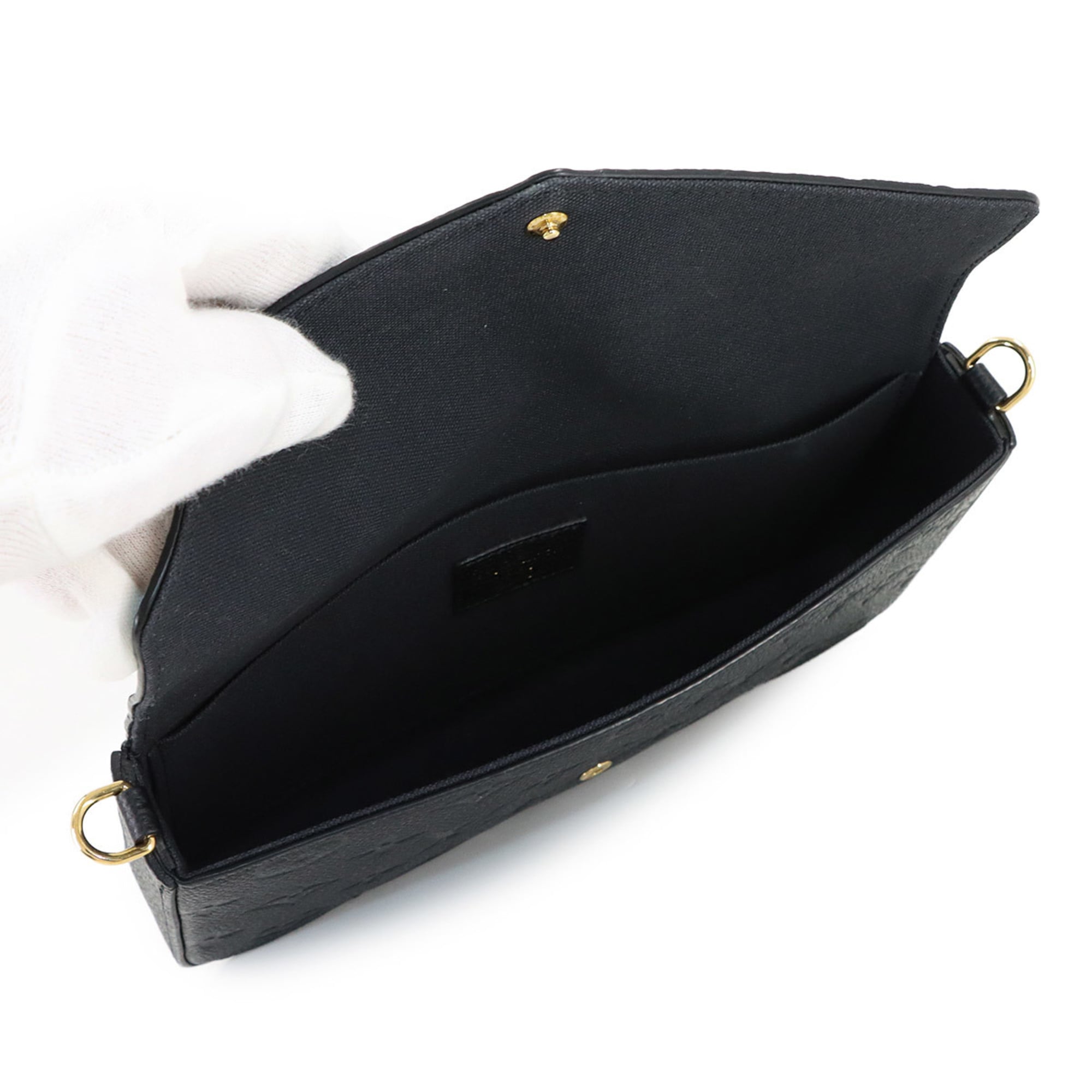 Louis Vuitton Noir Monogram Empreinte Pochette (Pre-Owned)