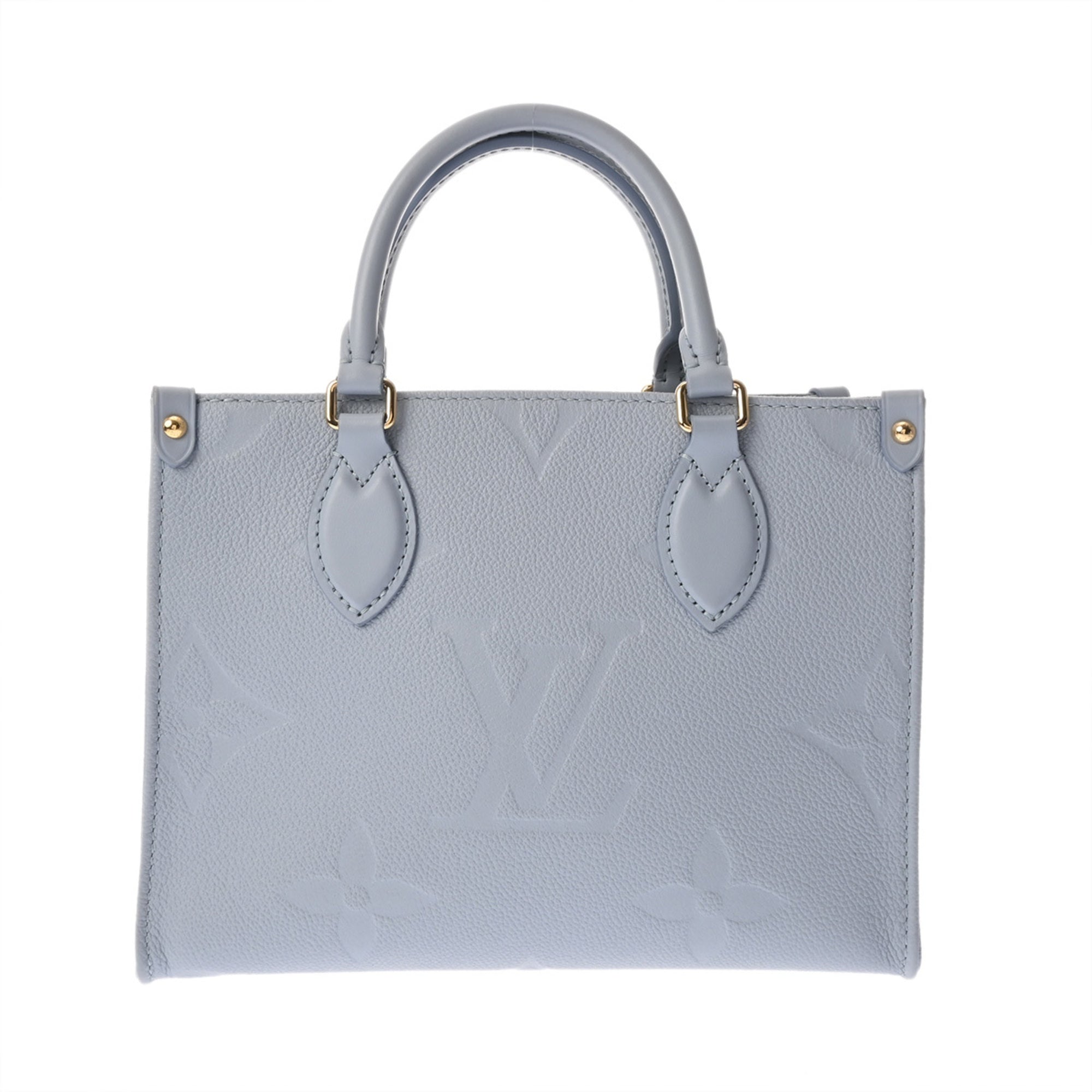 Louis Vuitton Light Blue Leather Handbag (Pre-Owned)