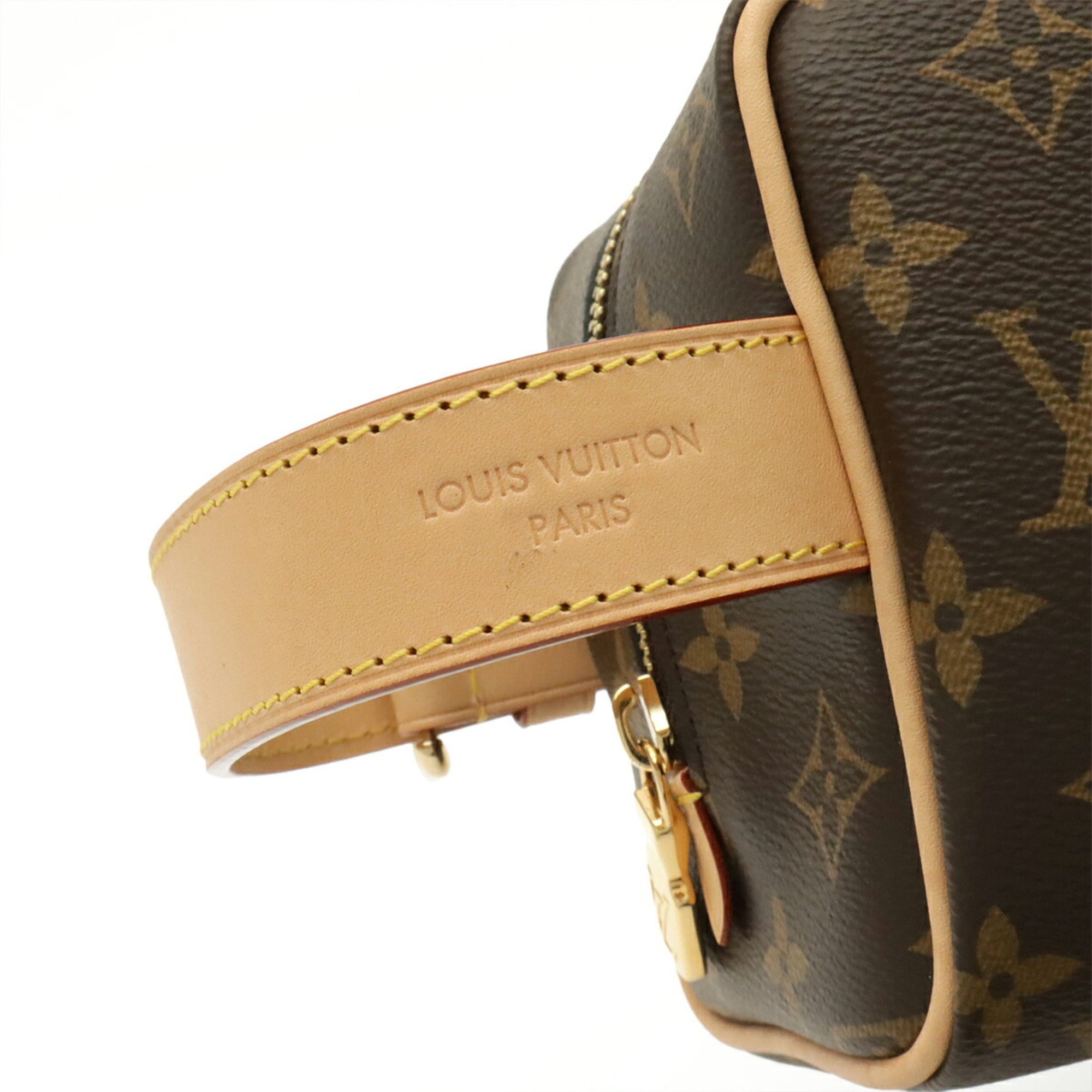 Louis Vuitton Brown Monogram Clutch Bag Handbag Pouch (Pre-Owned)