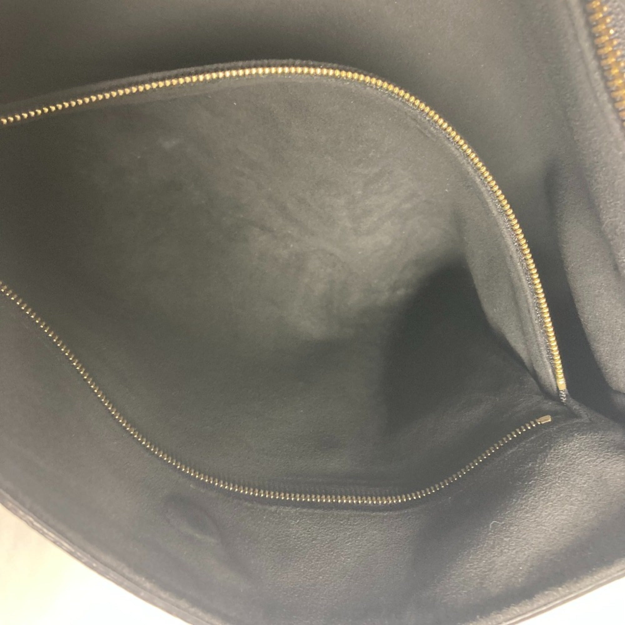 Louis Vuitton Black Brown Monogram Canvas Handbag Tote Bag (Pre-Owned)