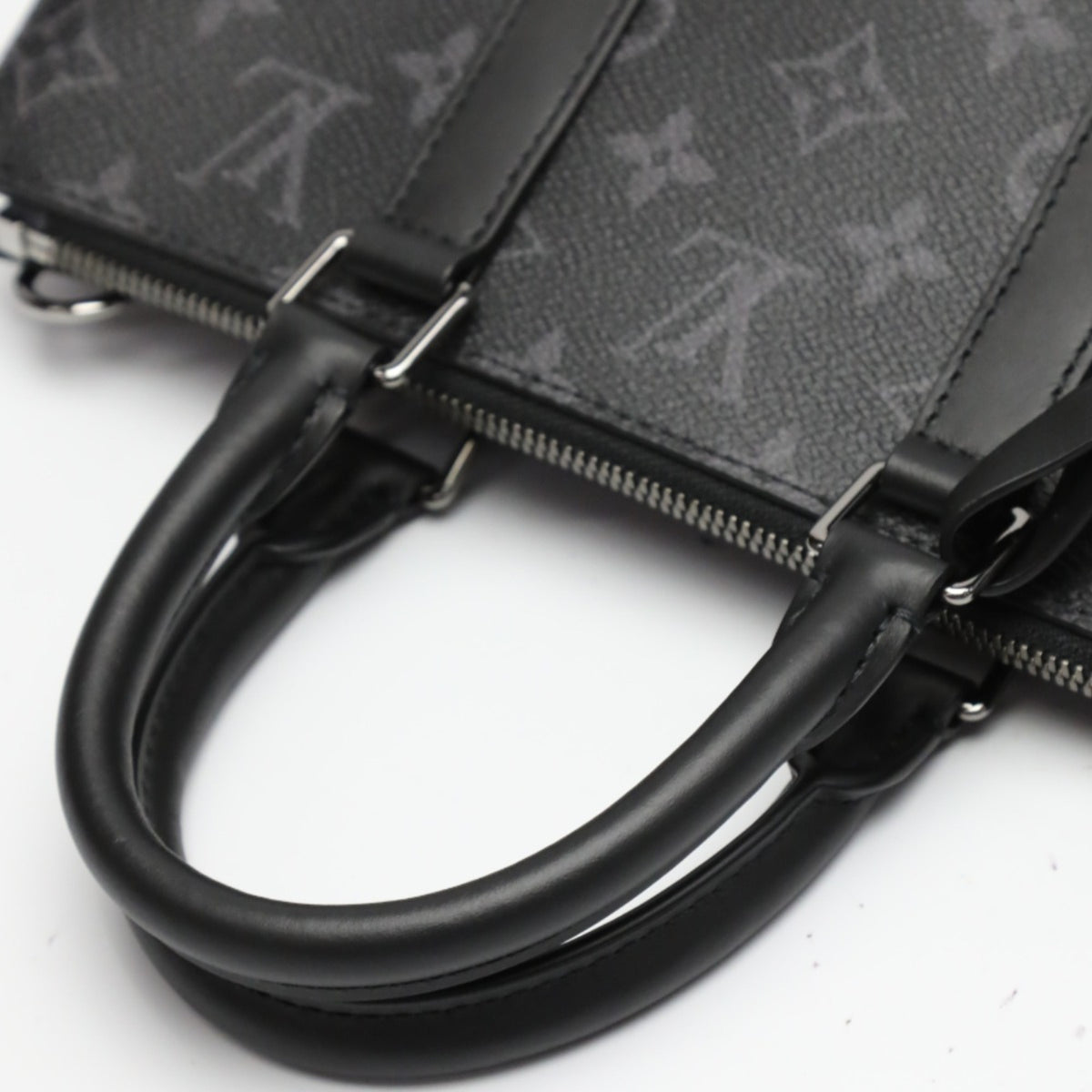 Louis Vuitton Black Monogram Eclipse Canvas Shoulder Bag Tote Bag (Pre-Owned)