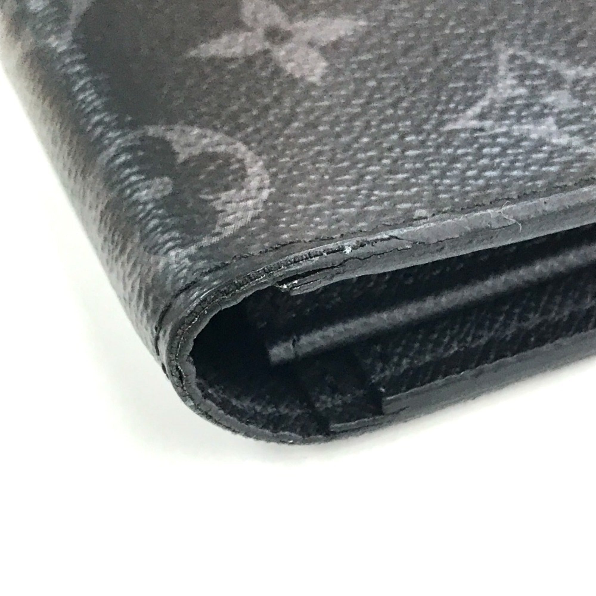 Louis Vuitton Monogram Eclipse Black Monogram Eclipse Long Wallet (Bi-Fold) (Pre-Owned)