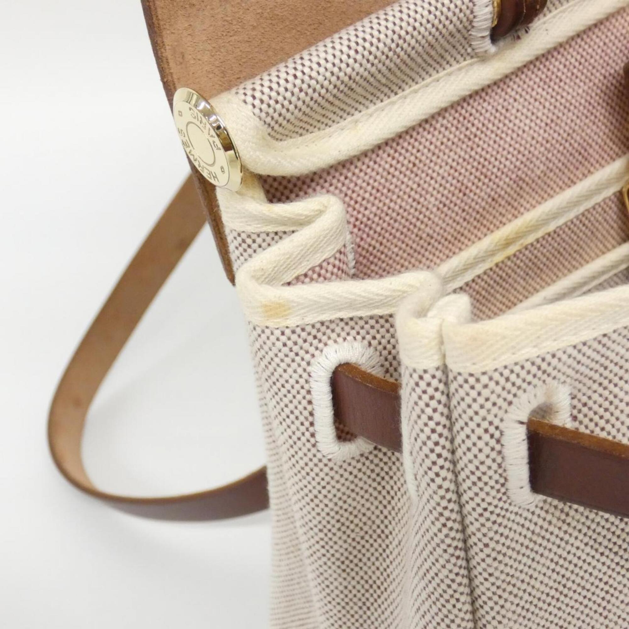 Hermes Havane Toile H Handbag (Pre-Owned)