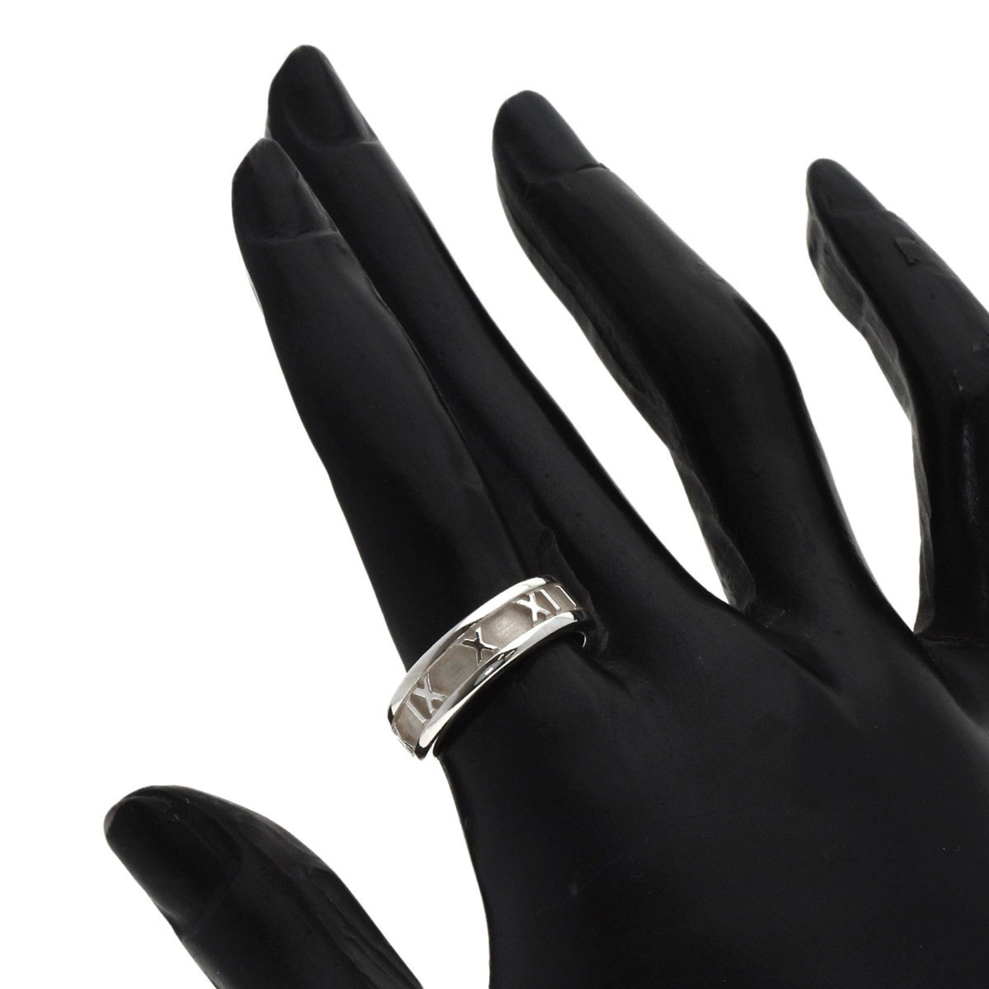 Tiffany Atlas Silver Band Ring (Pre-Owned)