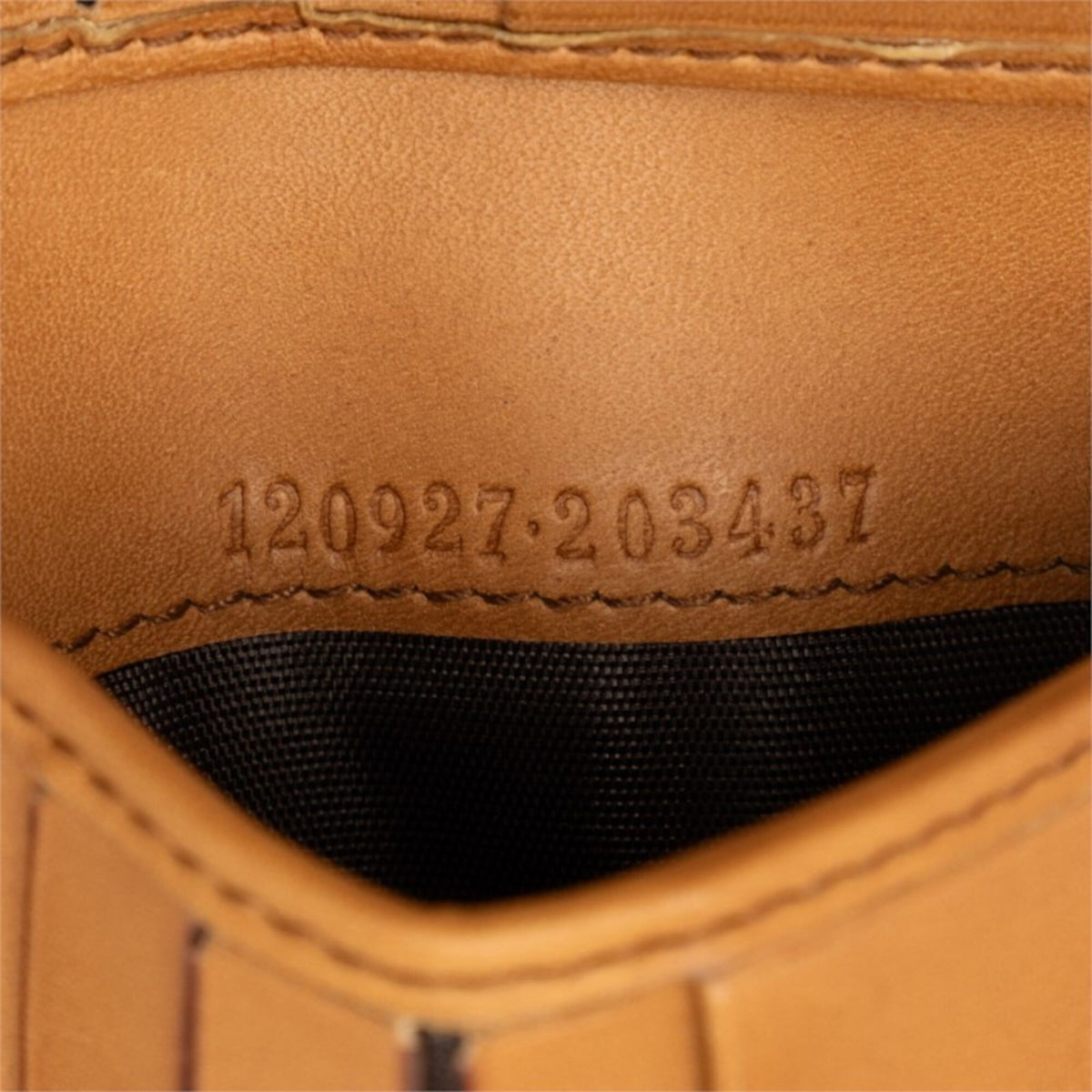 Gucci Beige Brown Leather Canvas Wallet (Bi-Fold) (Pre-Owned)
