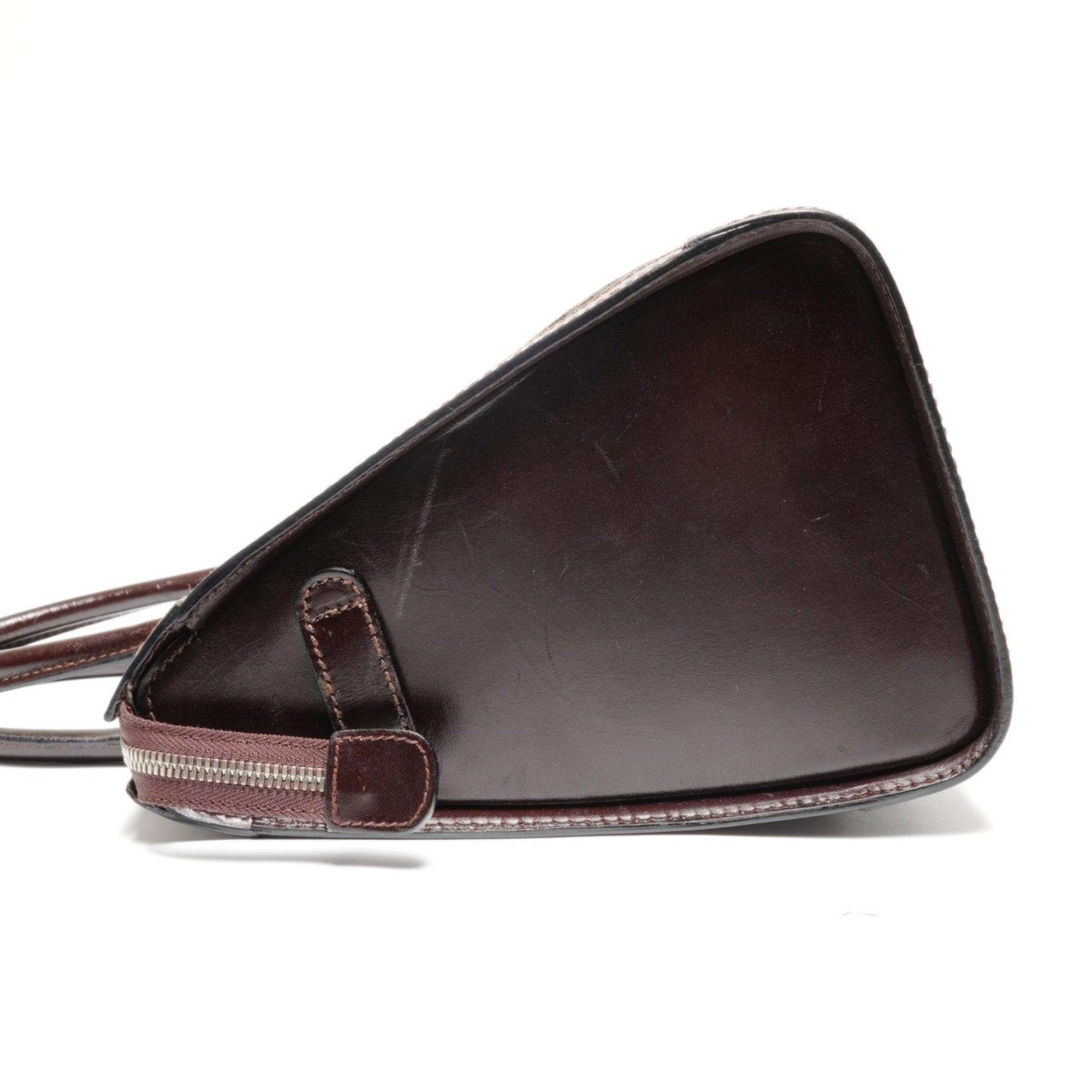 Fendi Zucca Brown Canvas Handbag (Pre-Owned)