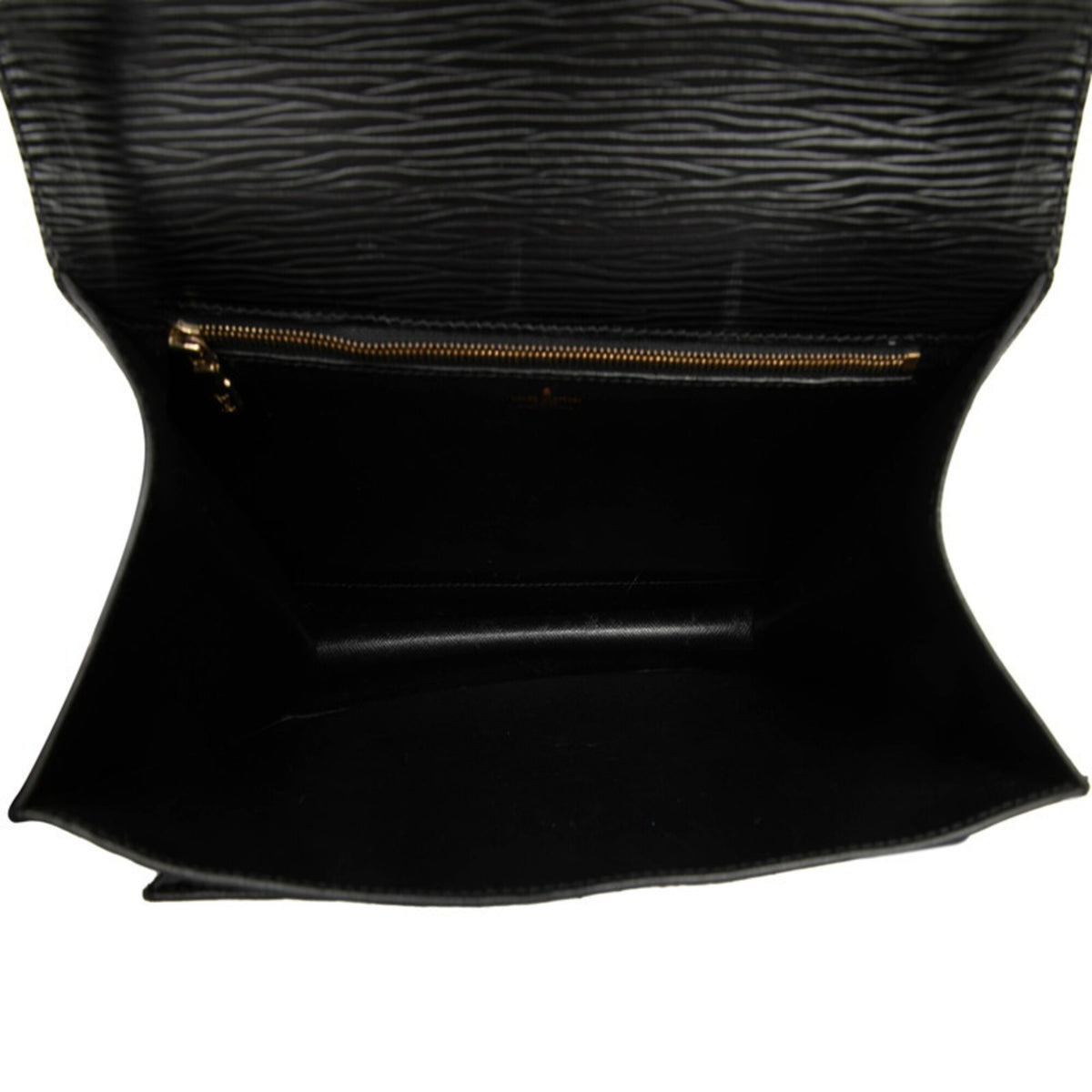 Louis Vuitton Black Noir Leather Handbag Shoulder Bag (Pre-Owned)