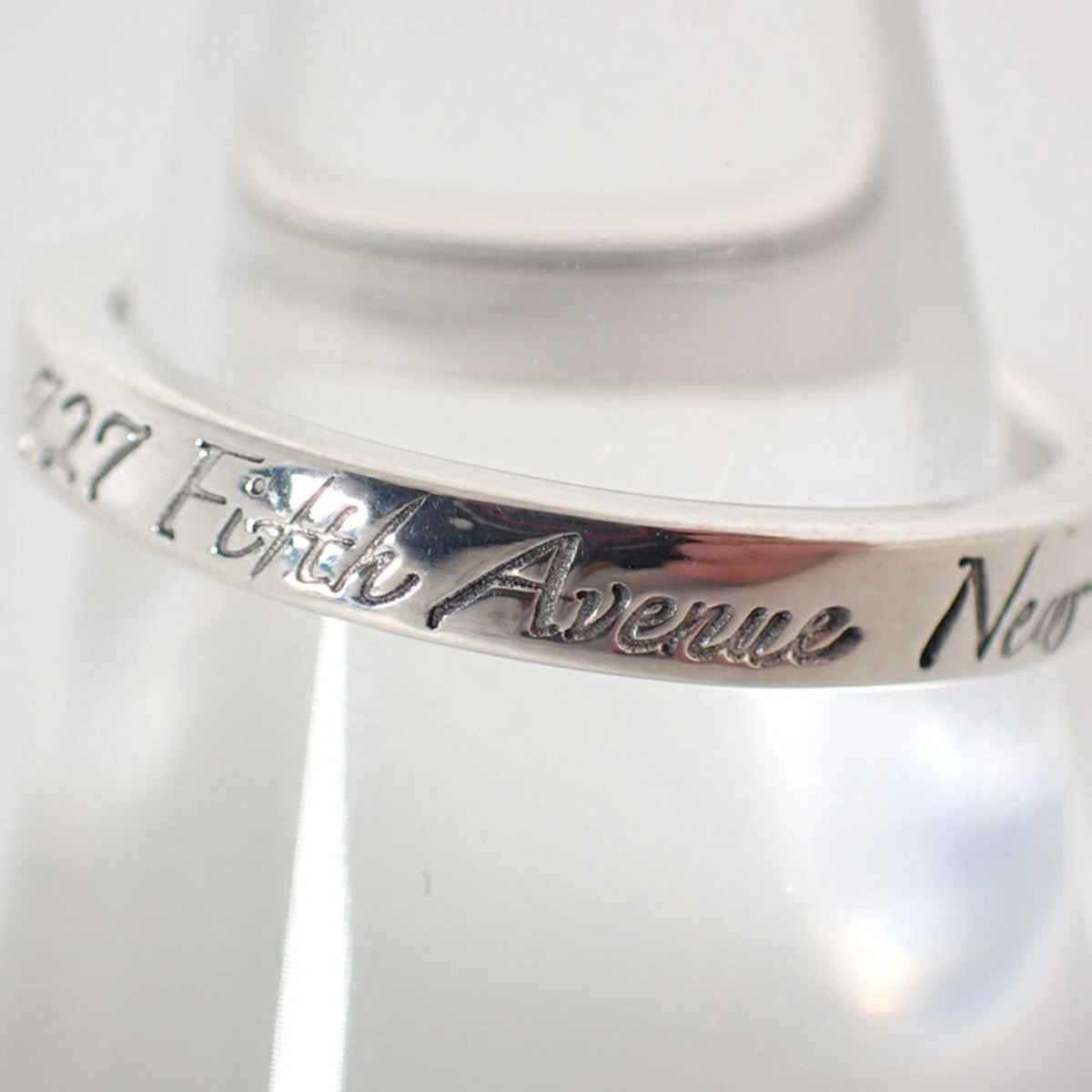 Tiffany Sterling Silver 925 Band Ring (Pre-Owned)