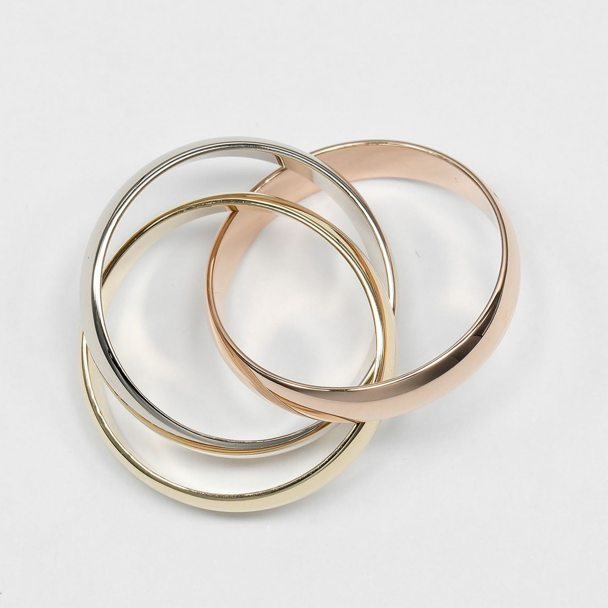 Cartier Yellow Gold (18K) Pink Gold (18K) White Gold (18K) Band Ring (Pre-Owned)
