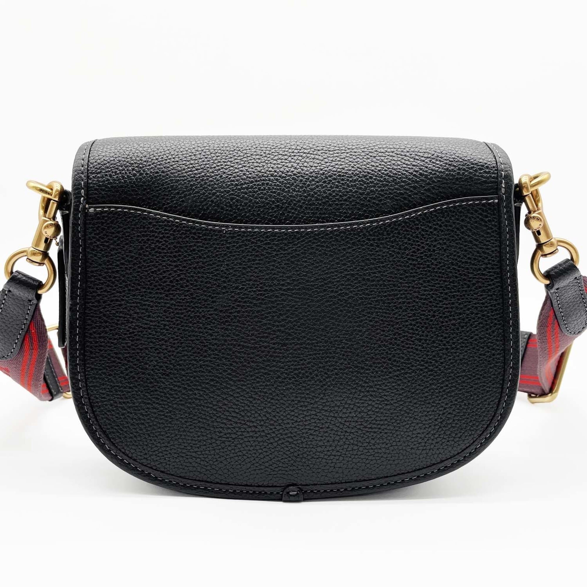 Coach Black Leather Shoulder Bag (Pre-Owned)
