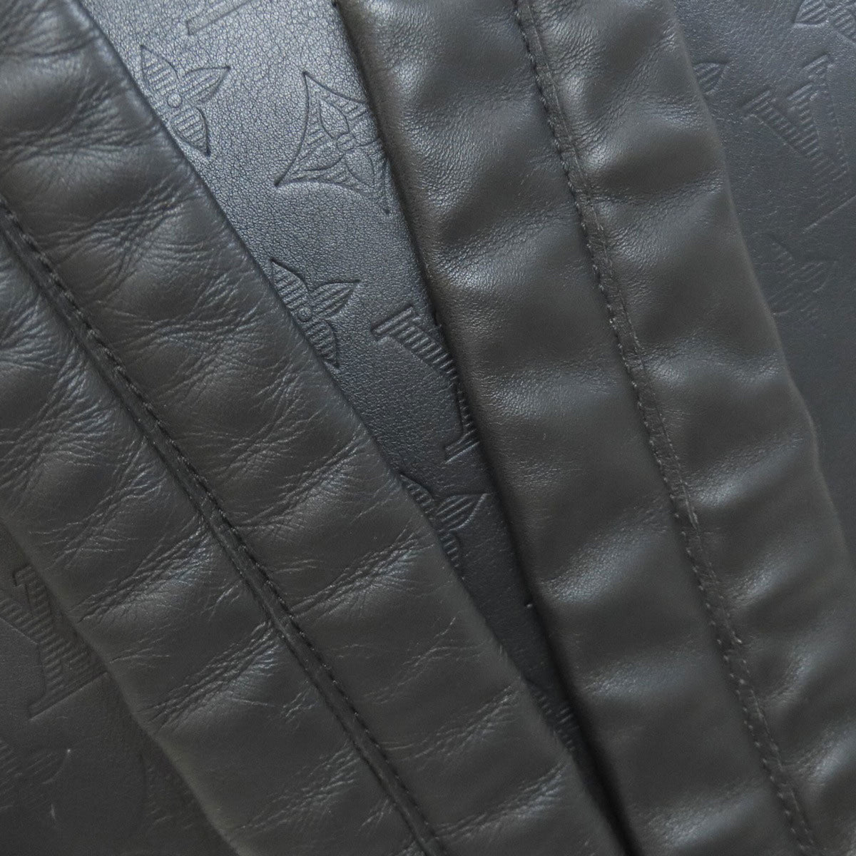 Louis Vuitton Black Monogram Shadow Backpack (Pre-Owned)