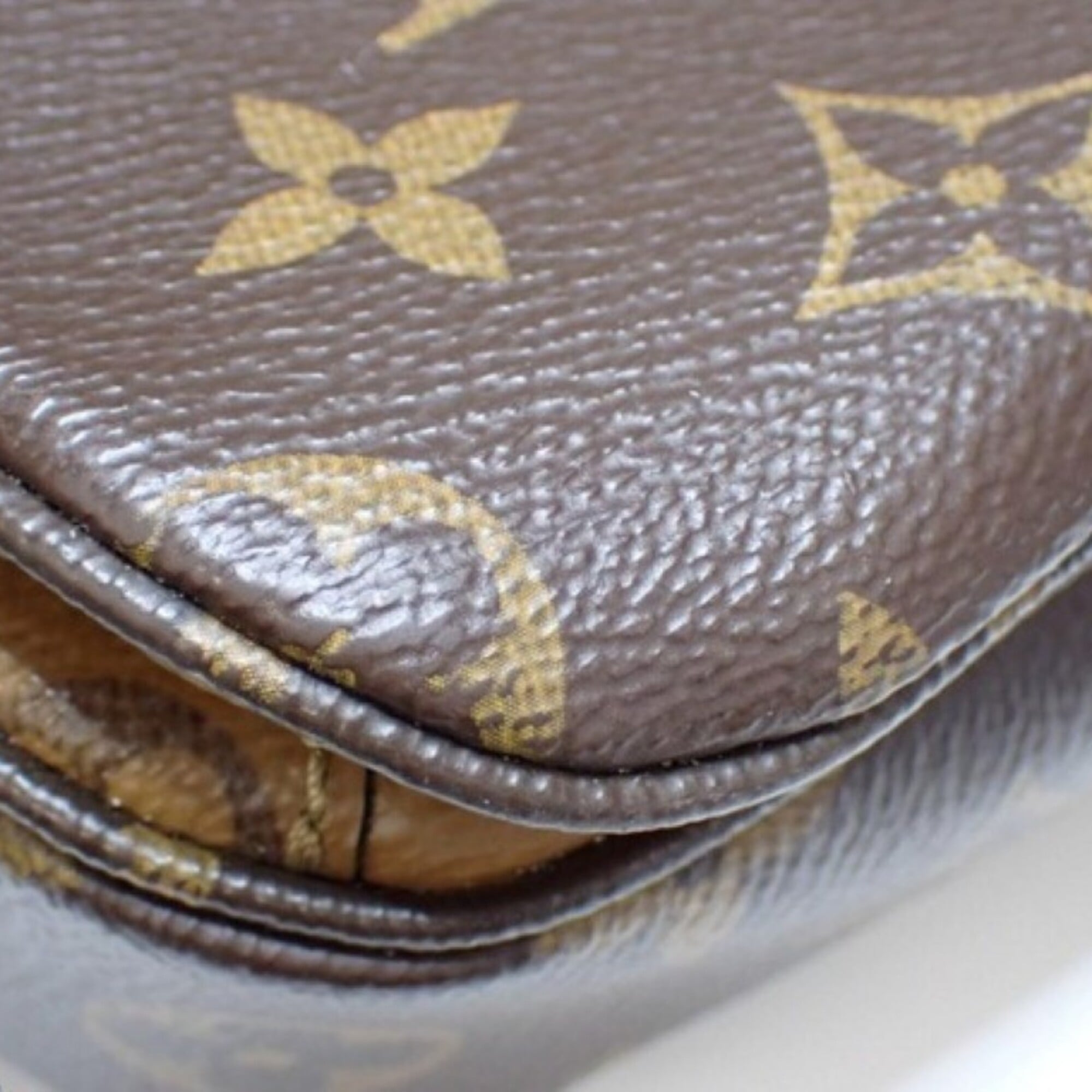 Louis Vuitton Brown Monogram Reverse Handbag Pochette (Pre-Owned)
