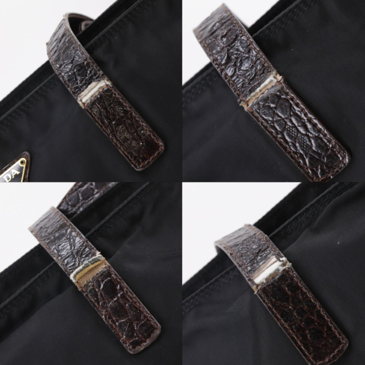 Prada Black Nylon Tote Bag (Pre-Owned)