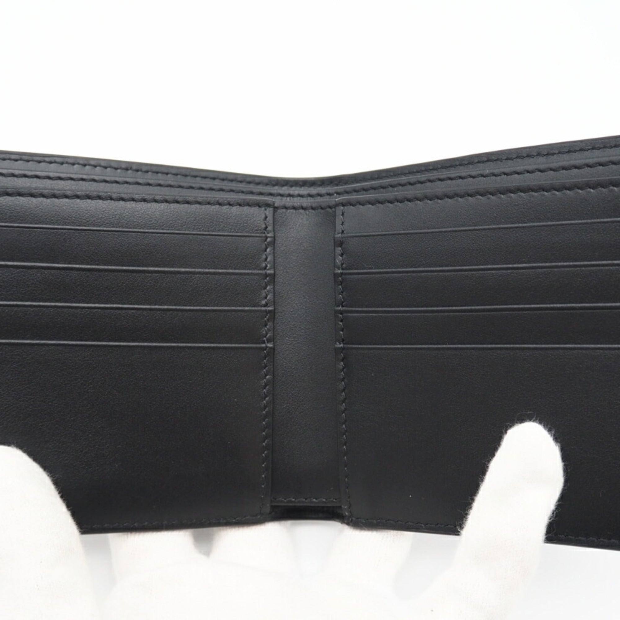 Celine Black Leather Wallet (Bi-Fold) (Pre-Owned)