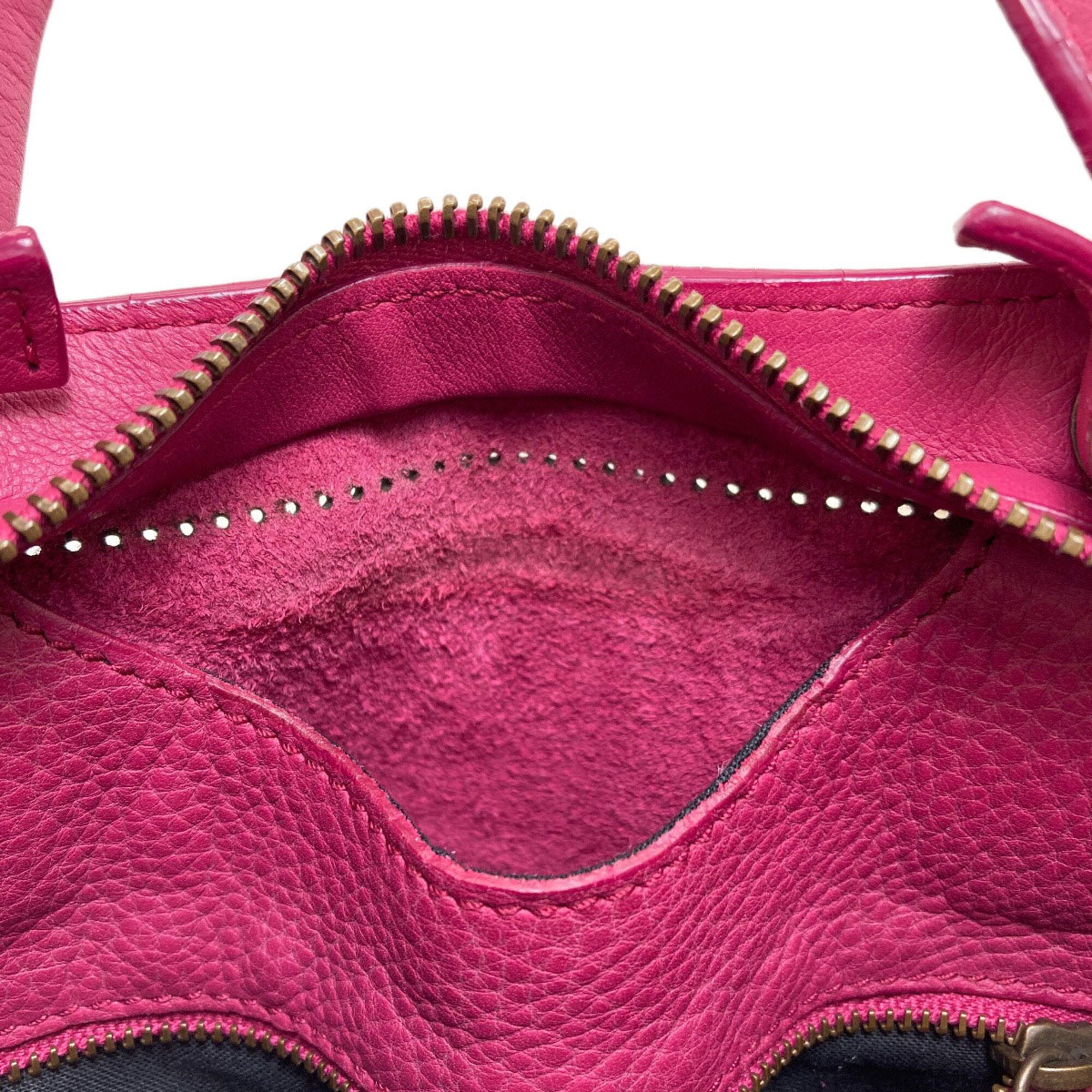Balenciaga Pink Leather Handbag (Pre-Owned)