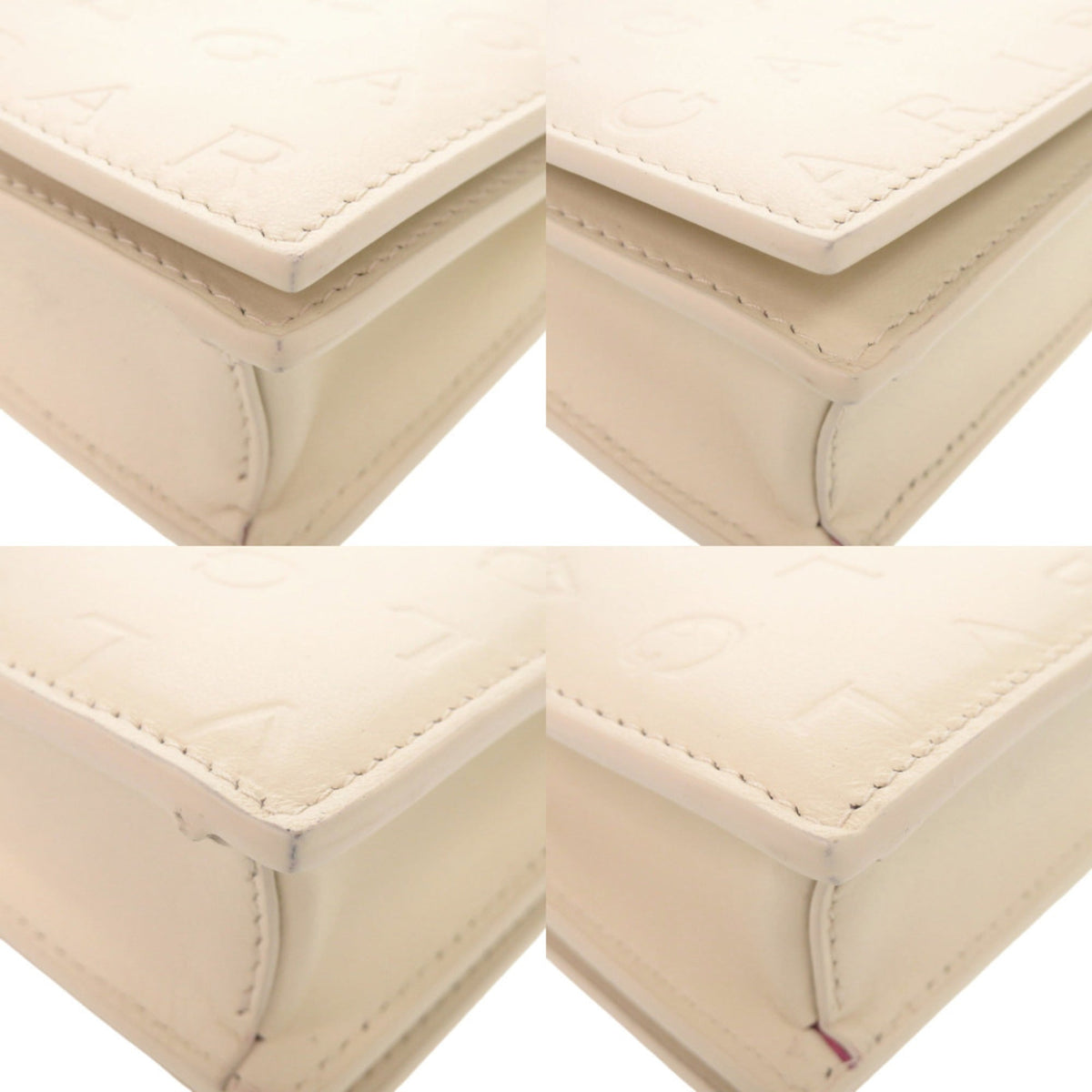 Bvlgari Ivory Leather Shoulder Bag (Pre-Owned)
