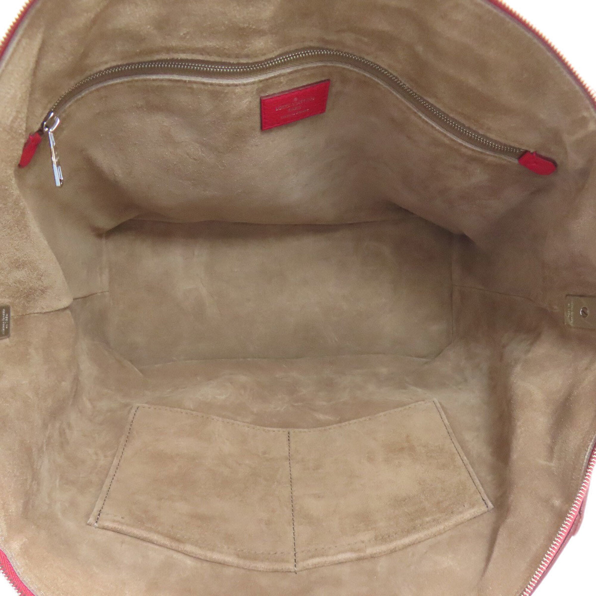 Louis Vuitton Red Color Tote Bag (Pre-Owned)