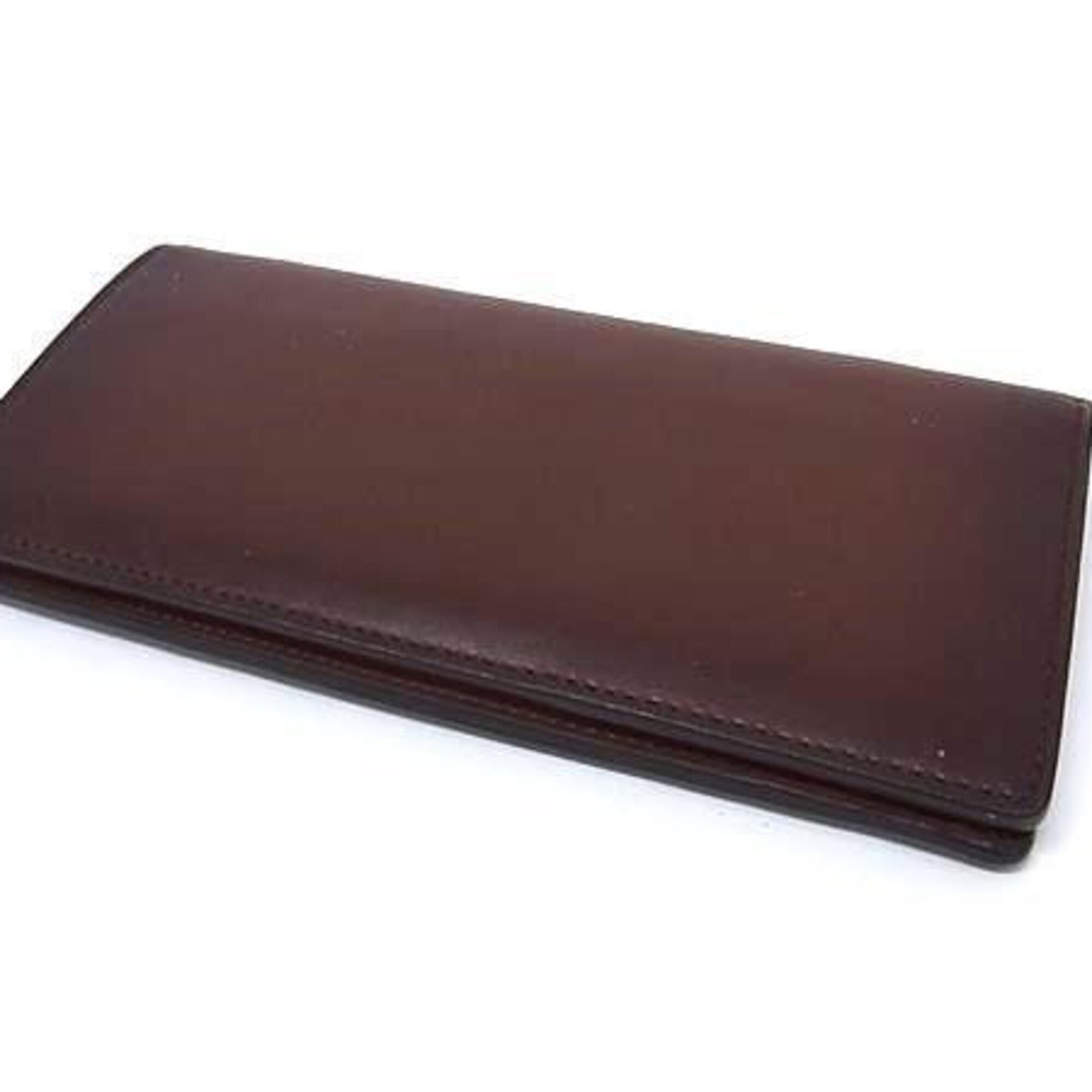 Louis Vuitton Ombre Acajou Brown Cuir Ombre Leather Long Wallet (Bi-Fold) (Pre-Owned)
