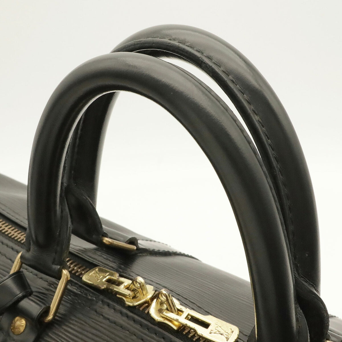 Louis Vuitton Noir Epi Leather Boston Bag (Pre-Owned)
