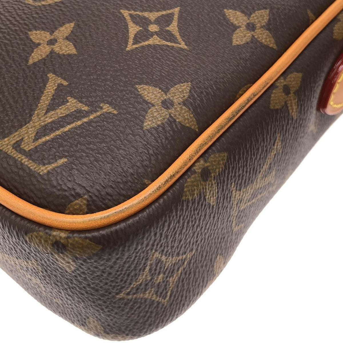 Louis Vuitton Brown Coated Canvas Handbag (Pre-Owned)