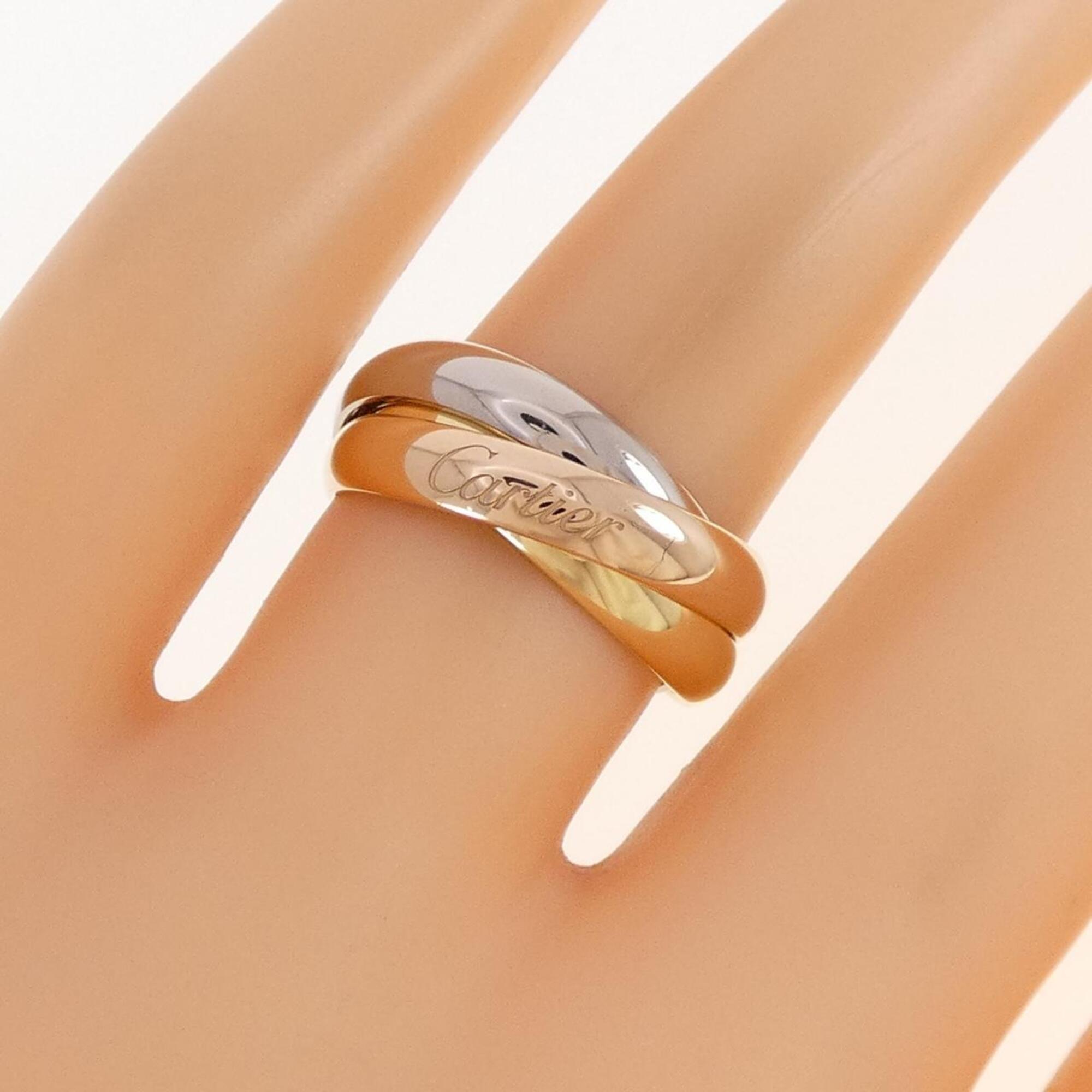 Cartier Trinity Yellow Gold (18K) Pink Gold (18K) White Gold (18K) Band Ring (Pre-Owned)