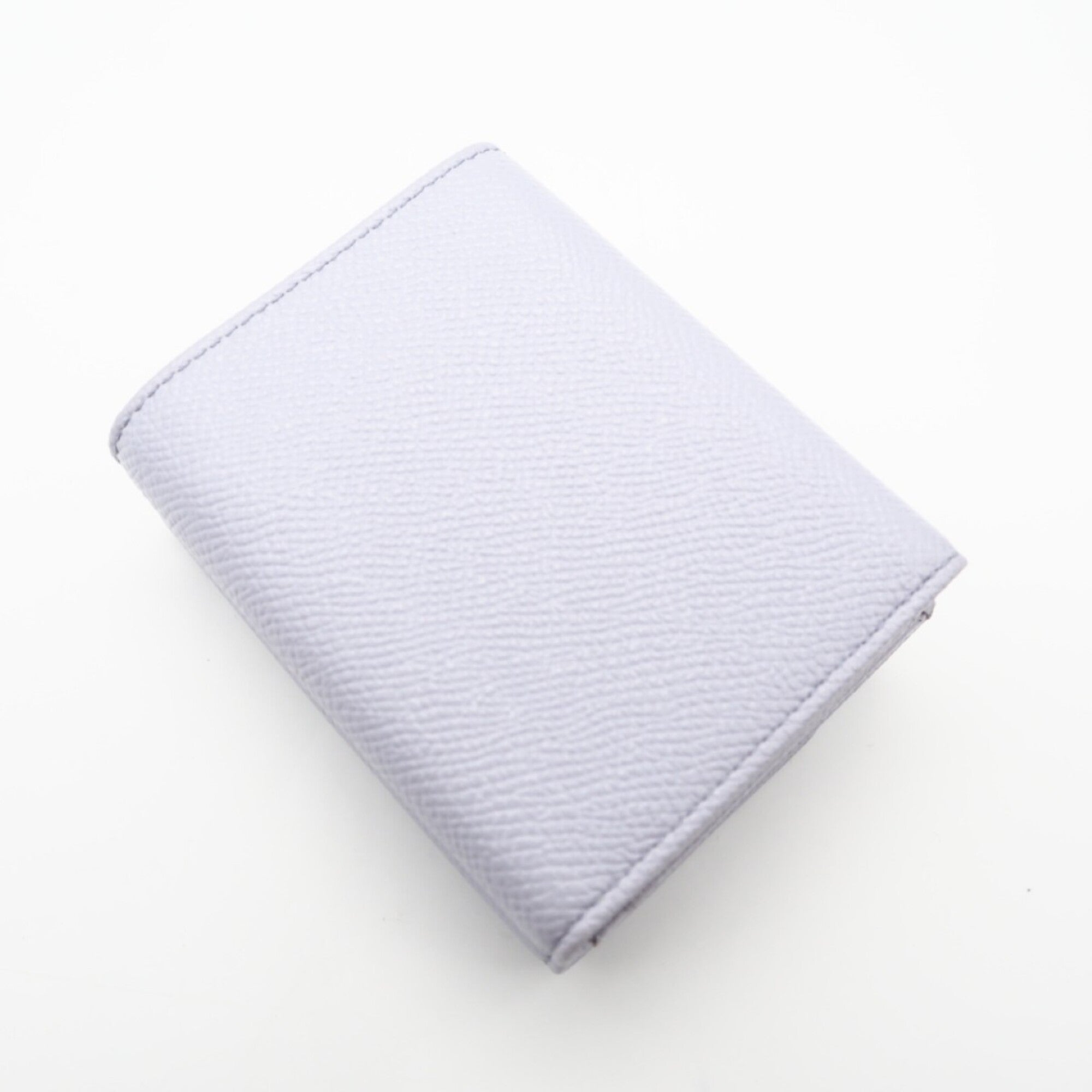 Bvlgari Purple Leather Wallet (Tri-Fold) (Pre-Owned)
