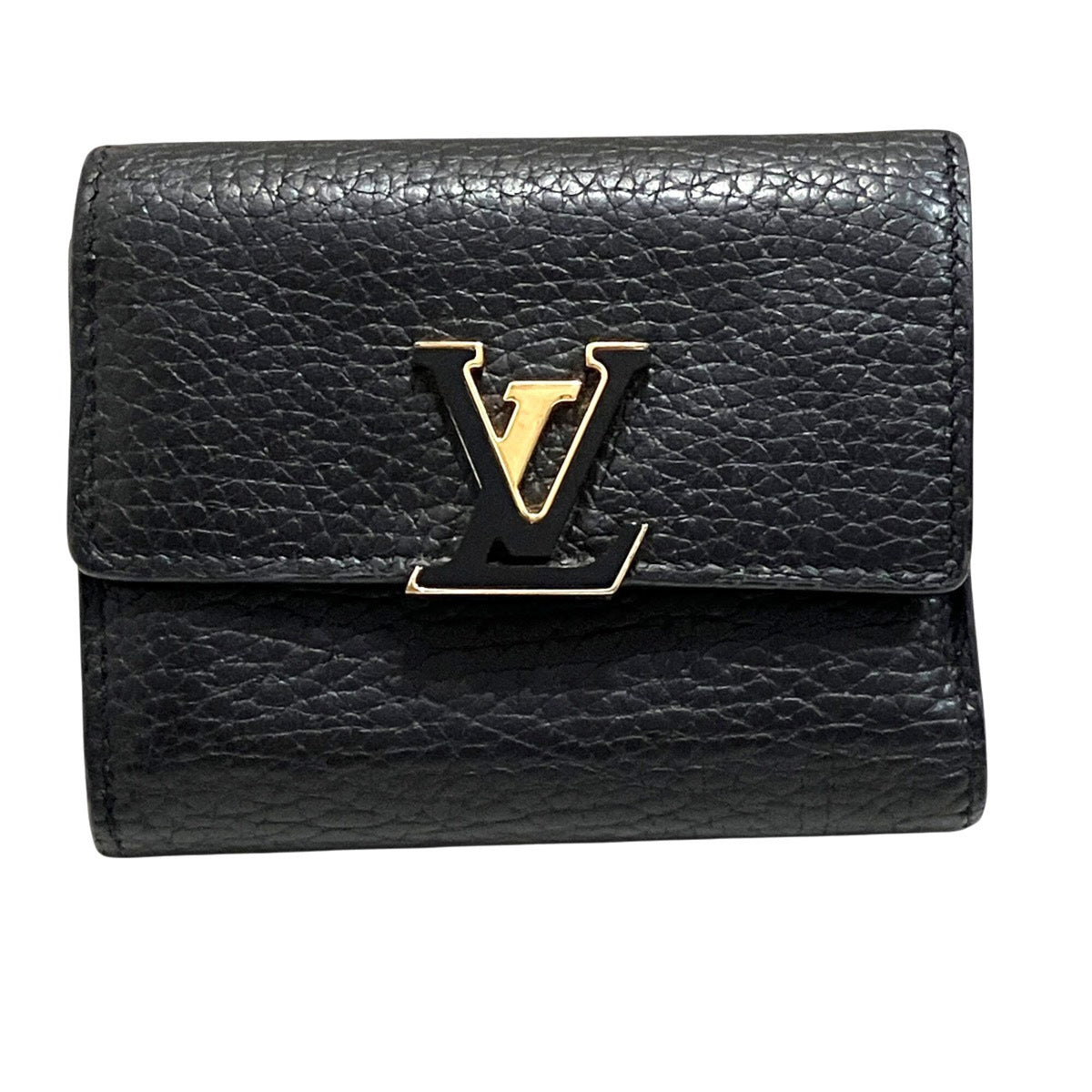Louis Vuitton Taurillon Leather Wallet (Tri-Fold) (Pre-Owned)