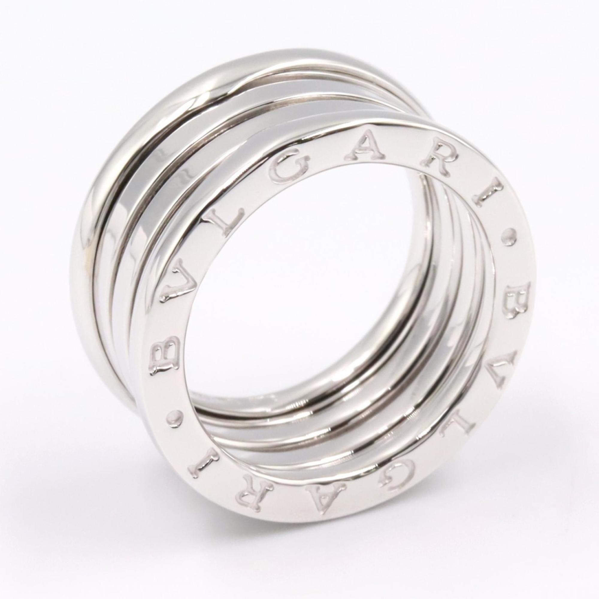 Bvlgari Silver White Gold (18K) Band Ring (Pre-Owned)