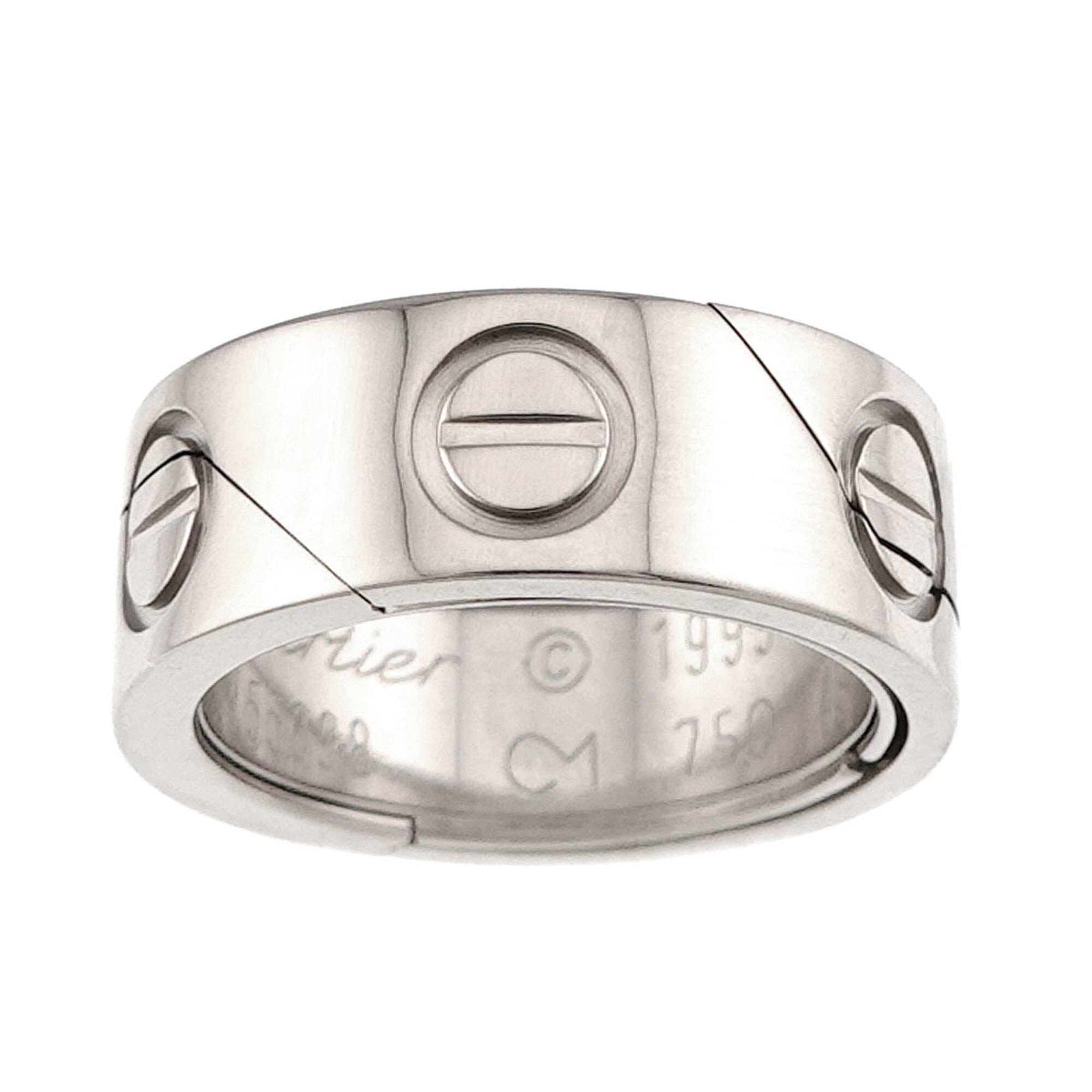 Cartier White Gold (18K) Band Ring (Pre-Owned)