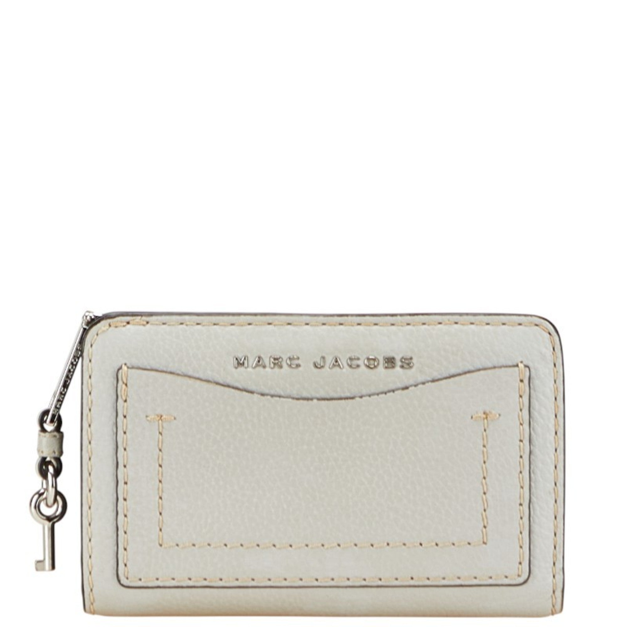 Marc Jacobs Gray Leather Wallet (Bi-Fold) (Pre-Owned)