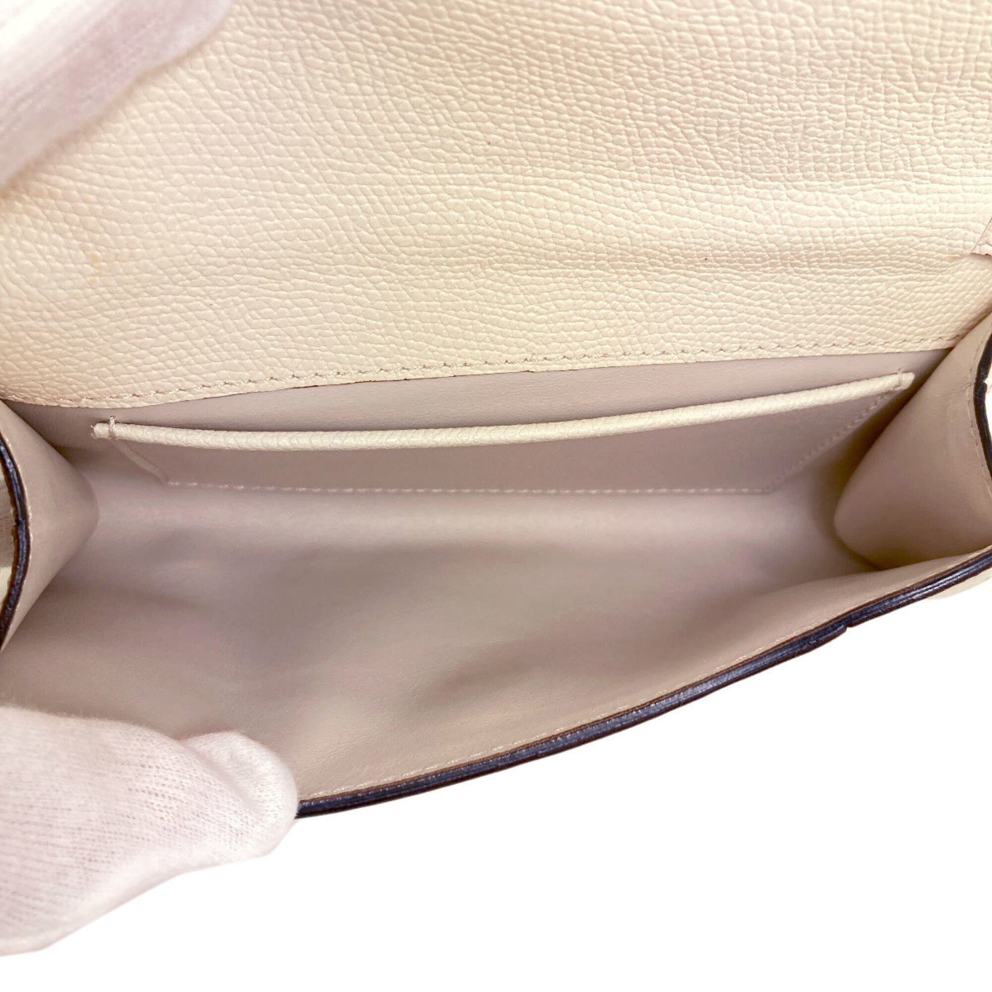 Valextra White Leather Clutch Bag (Pre-Owned)