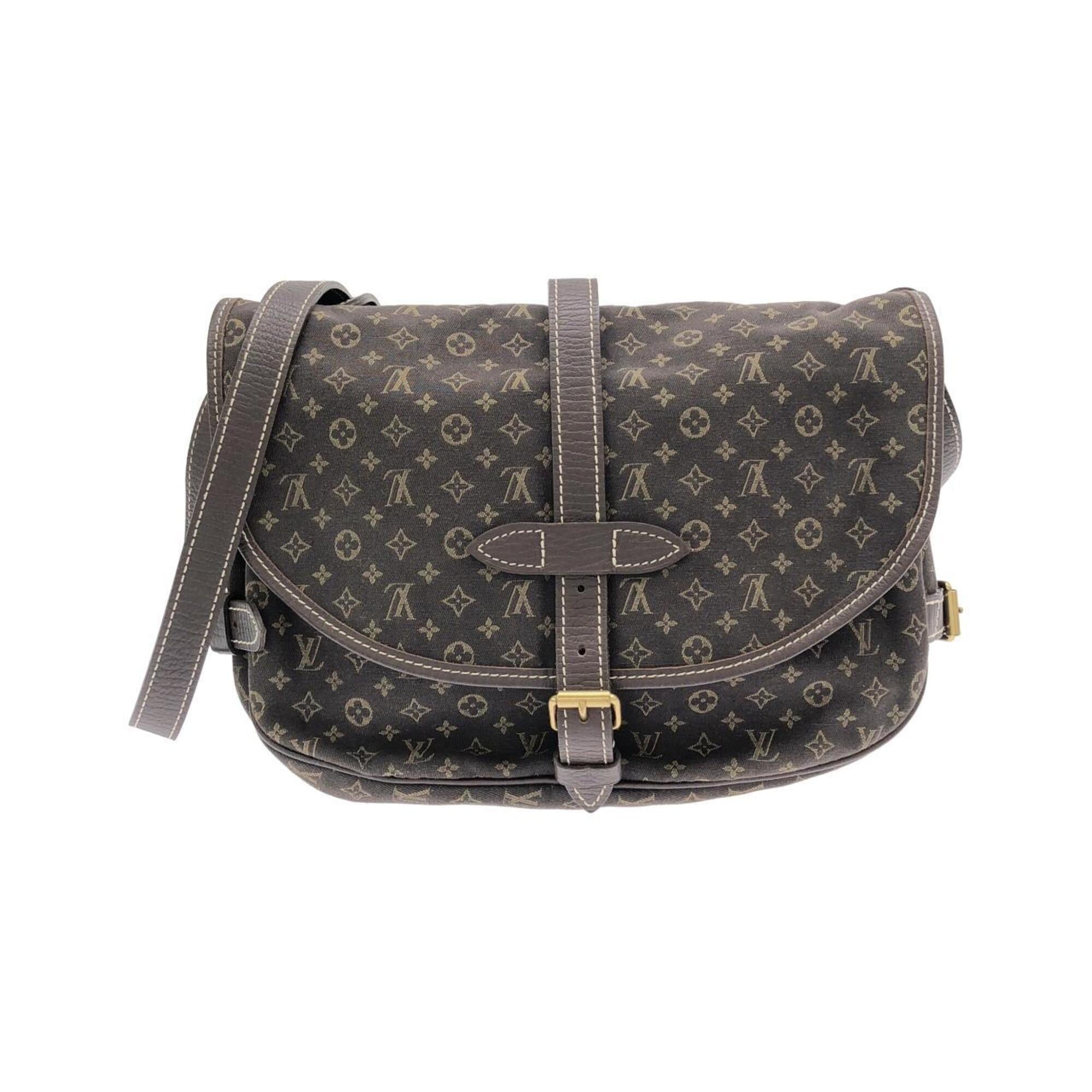 Louis Vuitton Brown Canvas Shoulder Bag (Pre-Owned)