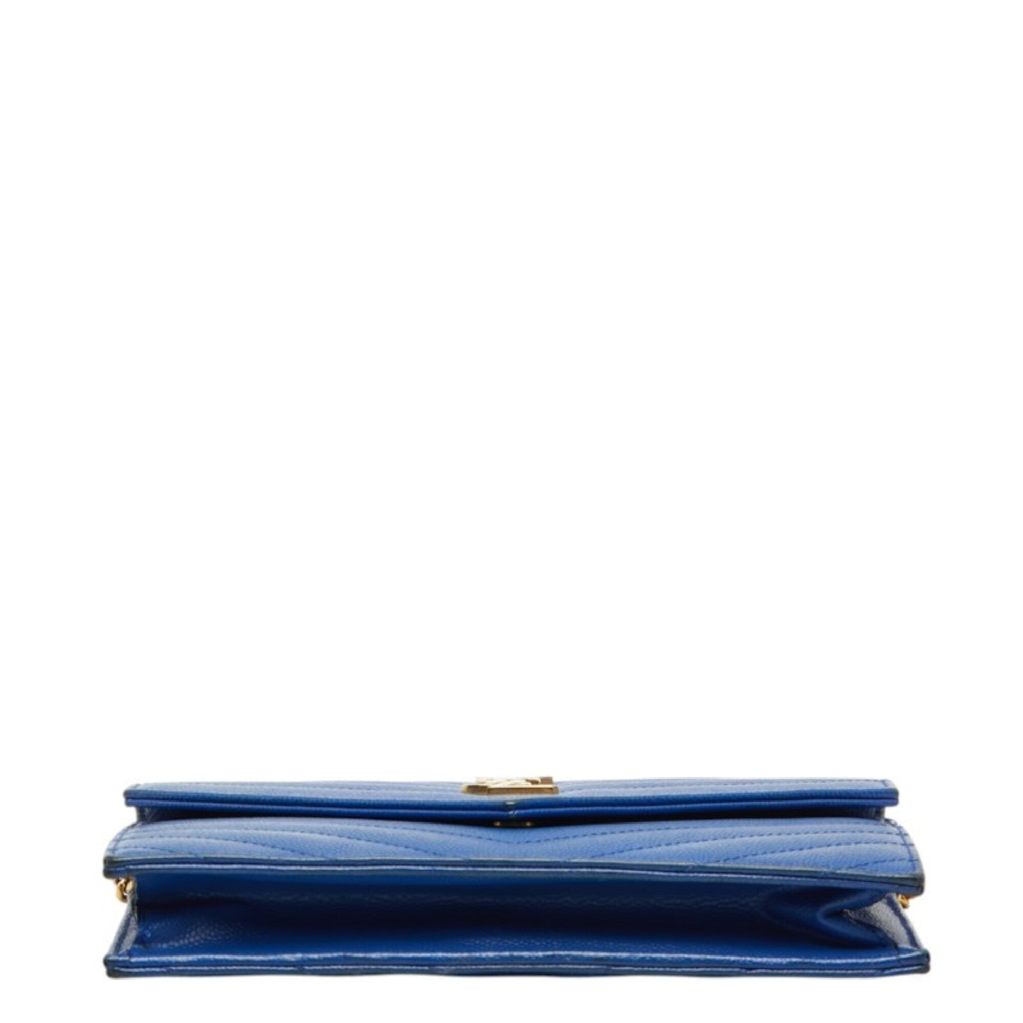 Saint Laurent Blue Leather Shoulder Bag (Pre-Owned)