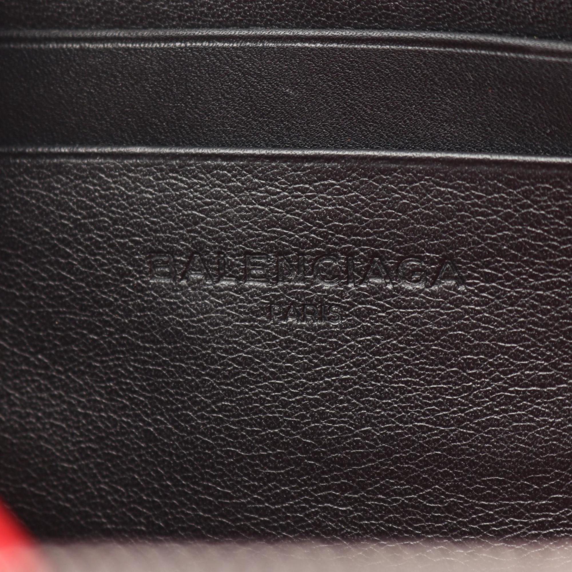 Balenciaga Black Leather Clutch Bag (Pre-Owned)