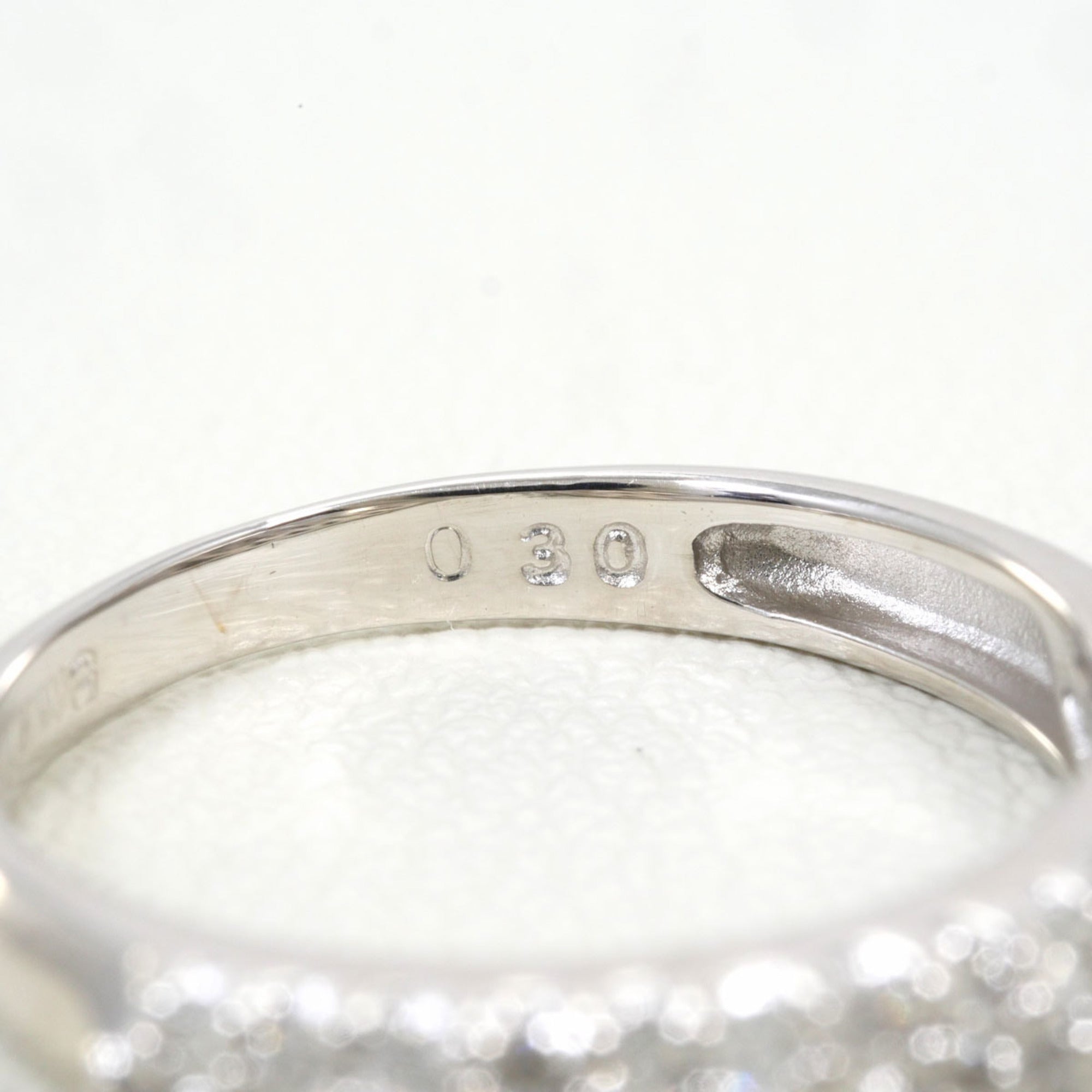Unbranded White Gold White Gold (14K) Band Ring (Pre-Owned)
